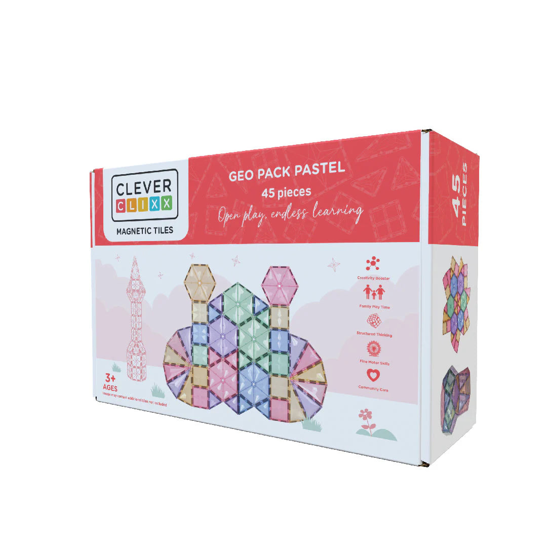 Cleverclixx Geo Pack Pastel 45 pieces