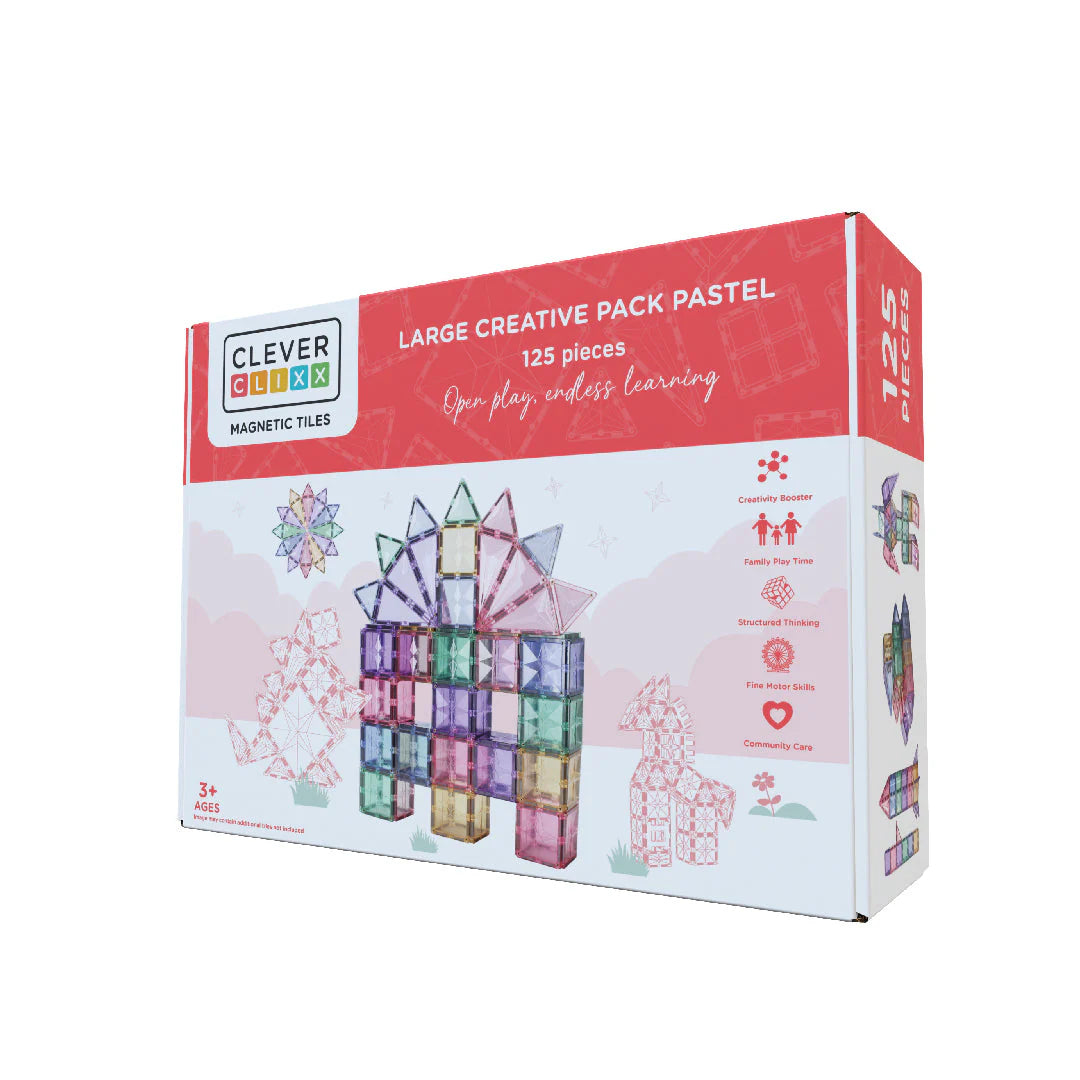 Cleverclixx Large Creative Pack Pastel 125 Pieces