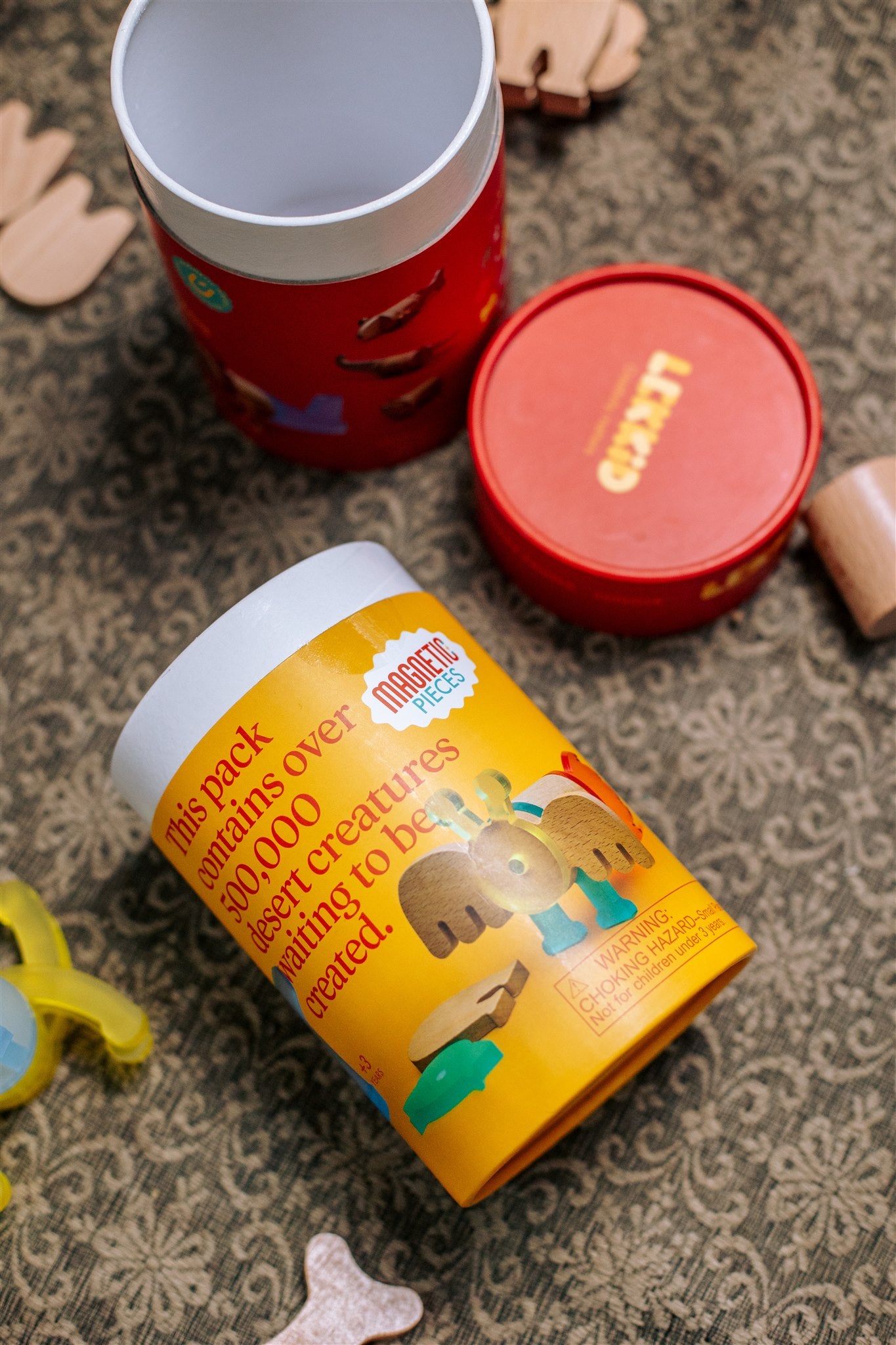 LEKKID Magnetic Wooden Animal Construction Set Desert Creatures