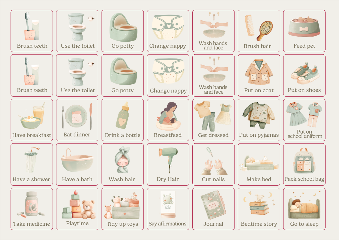 Routine Planners for Kids - Daily Schedule Chart | Little Goose