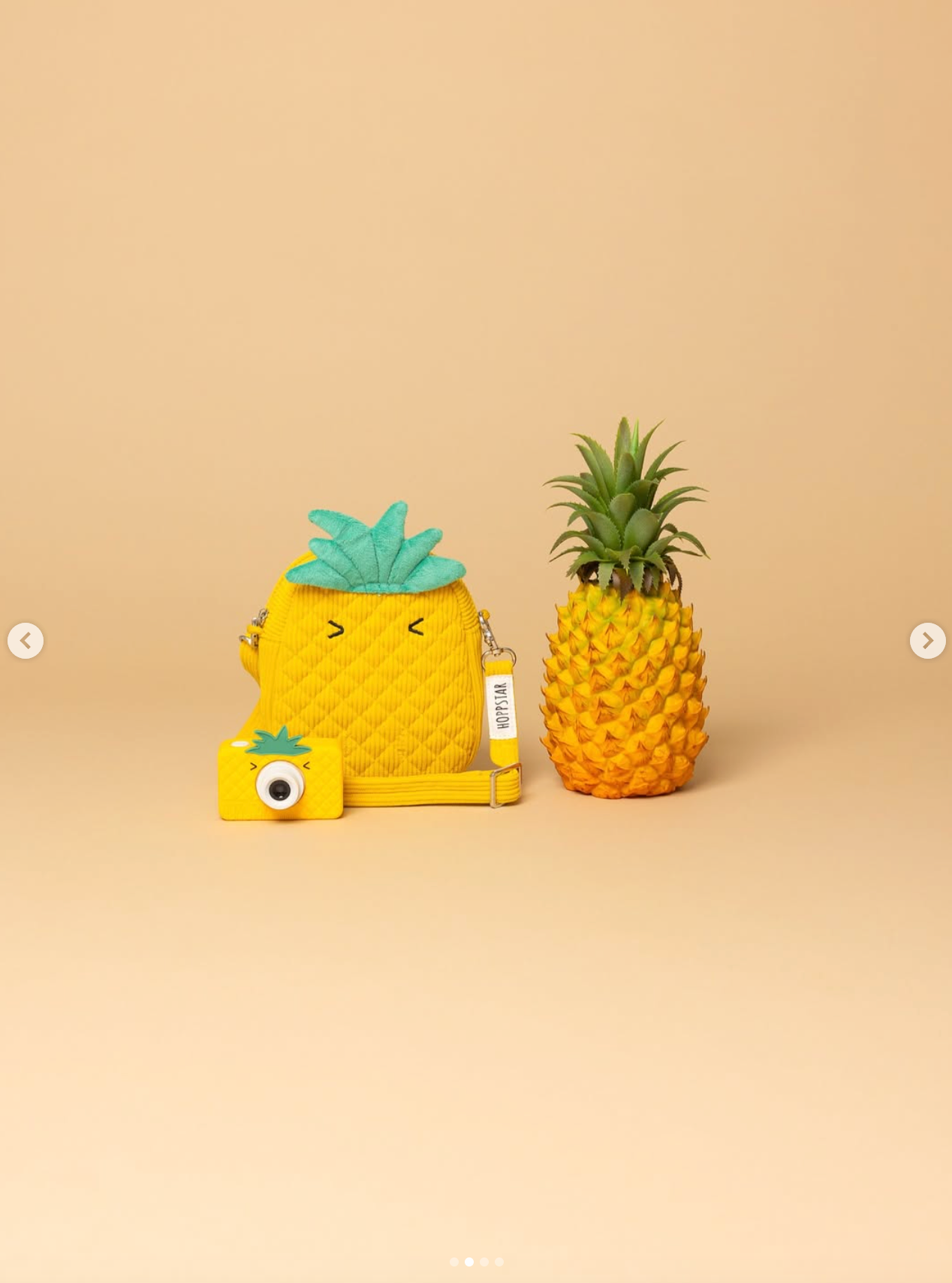 Hoppstar Rookie Pina Coolada Digital Camera + Fruit Bag Bundle