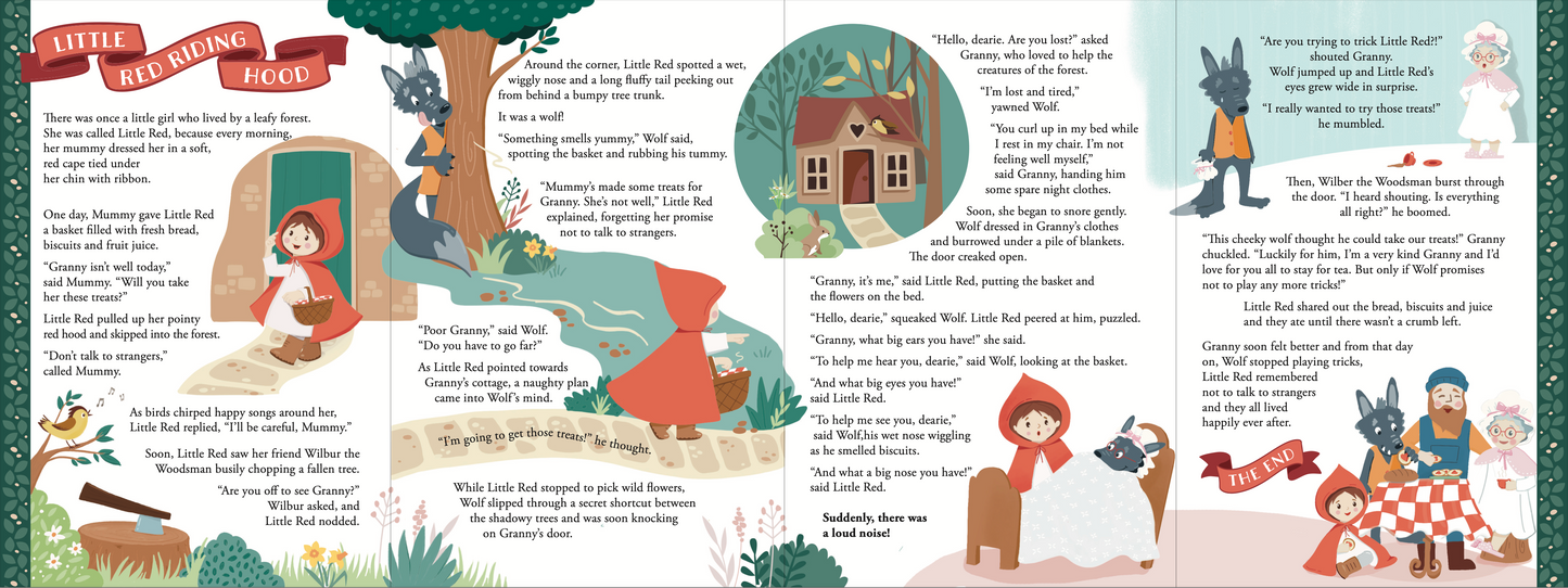 Wooden Little Red Riding Hood Storytelling Play Set | Mucky Wolf