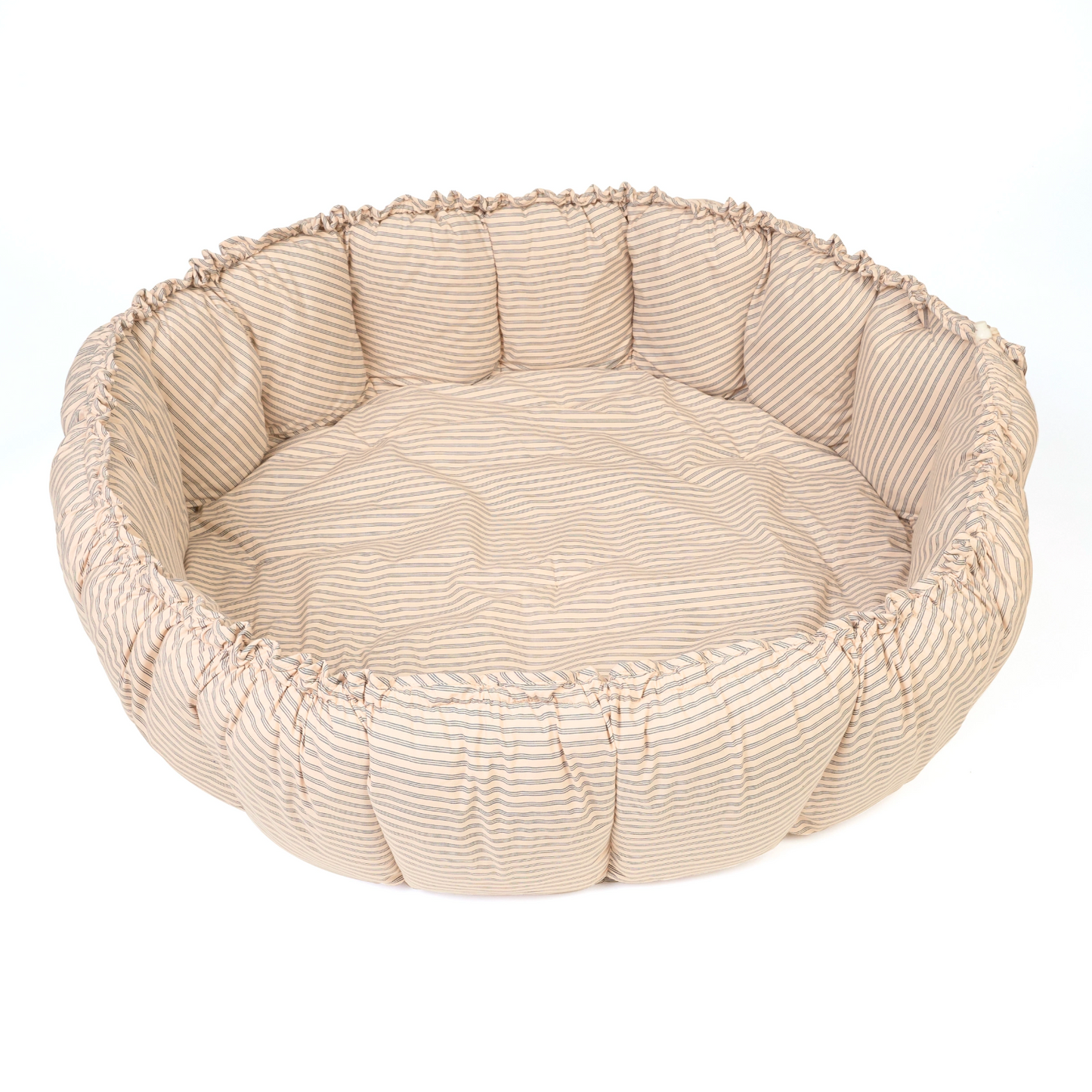 Soft Circle Organic Baby Playmat - Coco - Stripes Blue