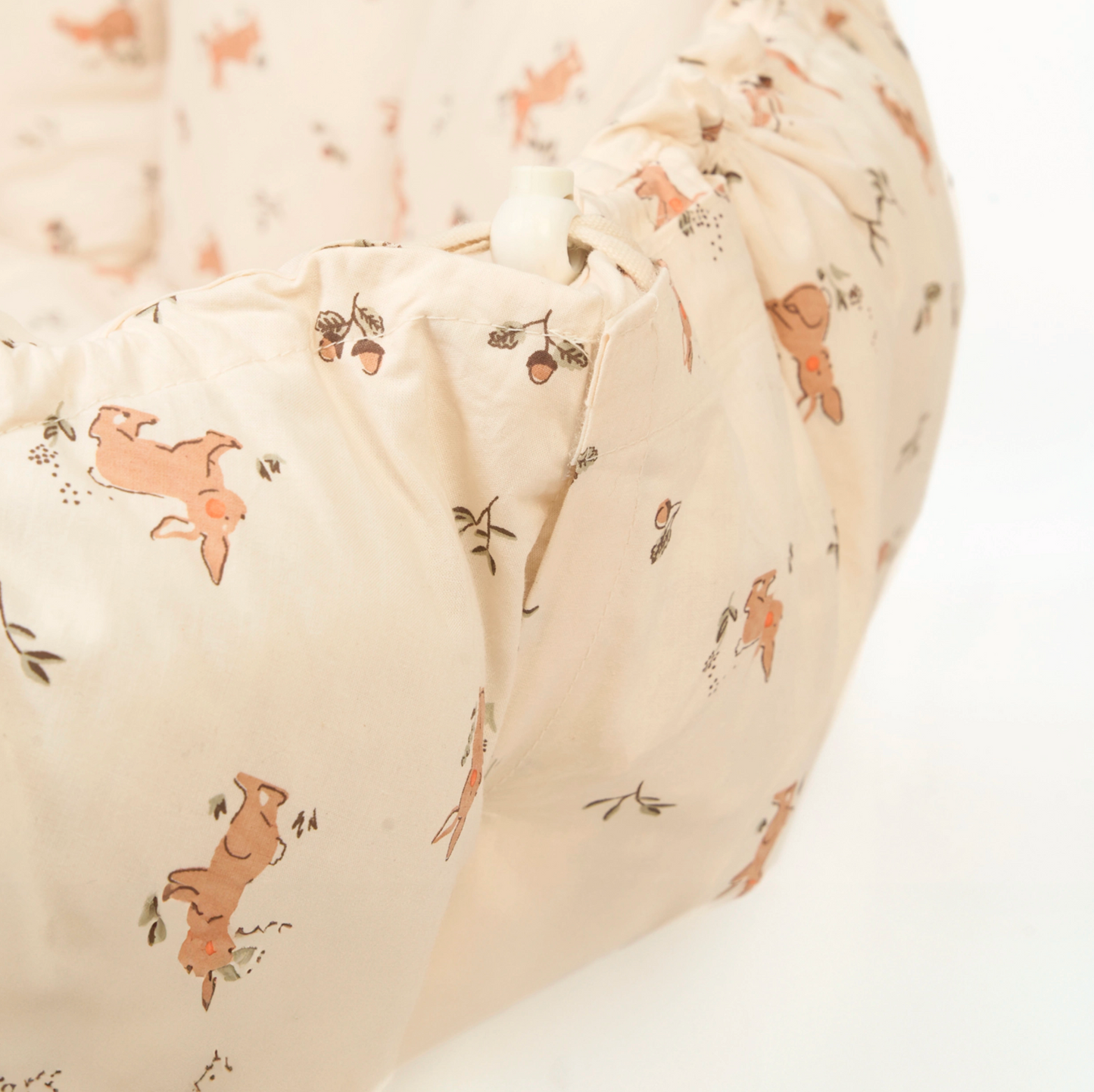 Soft Circle Organic Baby Playmat - Coco - Rabbit Pattern