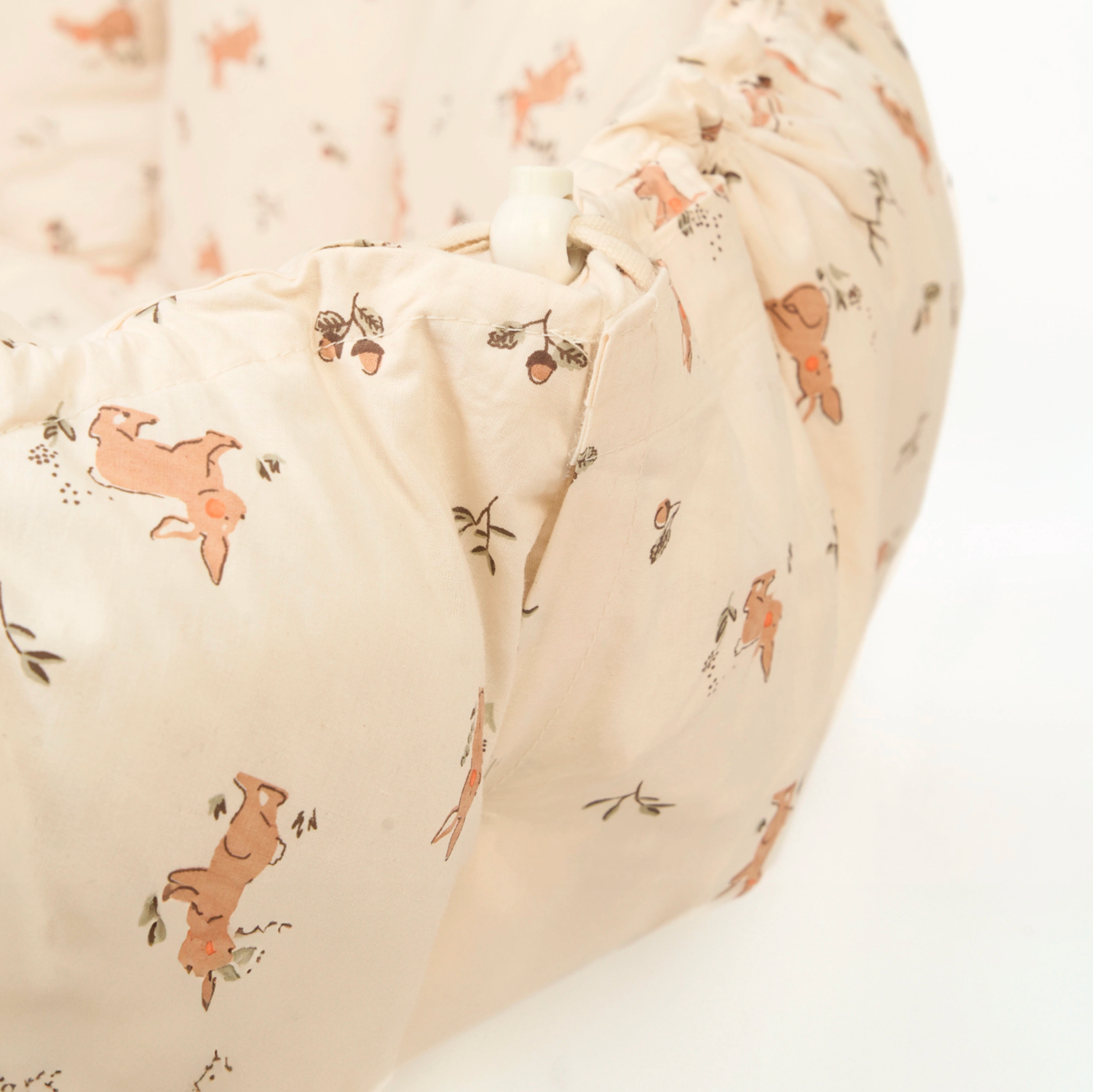 Soft Circle Organic Baby Playmat - Coco - Rabbit Pattern