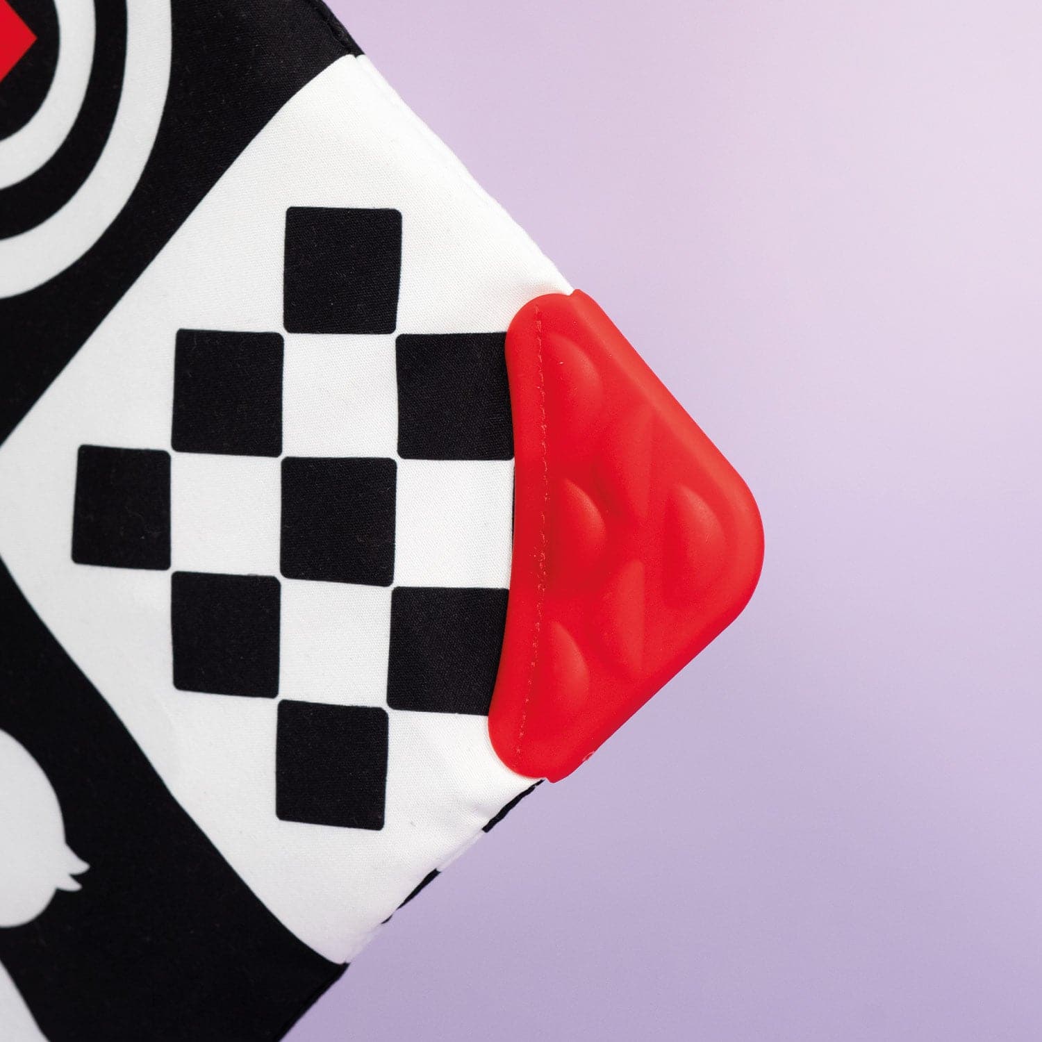 Sensory Crinkle Square Newborn Sensory Crinkle Toy with Teether | Mucky Wolf