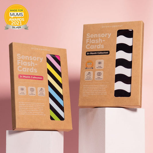 Baby Sensory Flash Card Bundle | Priya & Peanut | Mucky Wolf