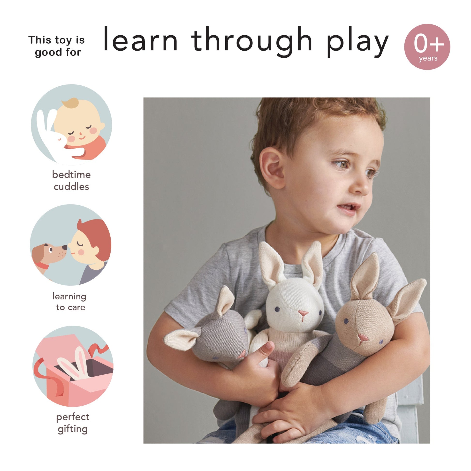 Baby Bunny Doll - Perfect For Newborns 