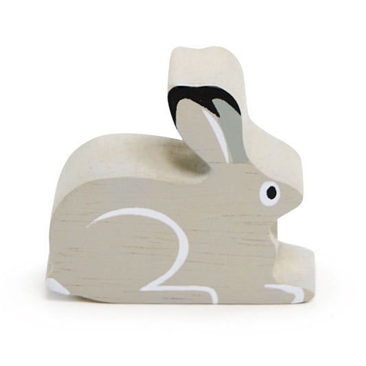 Wooden Snow Hare Toy 