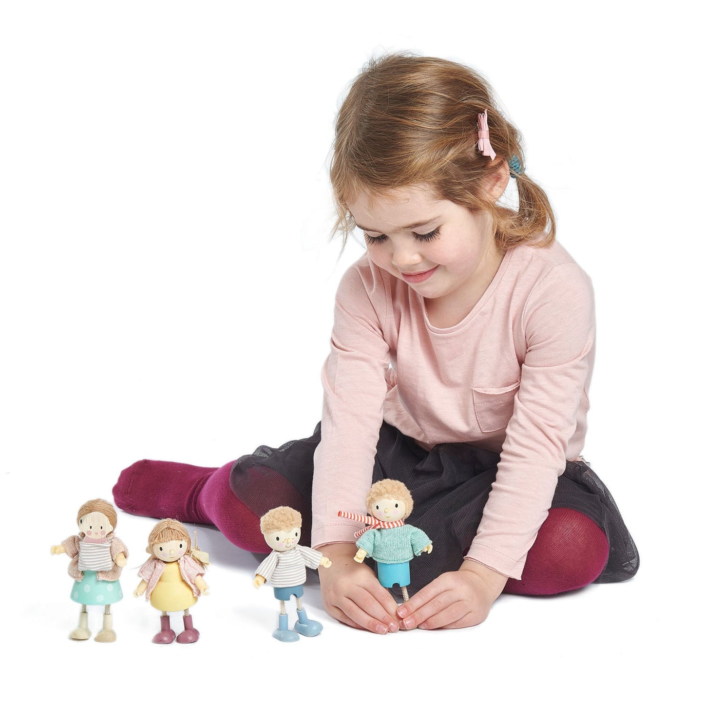 Amy And Her Rabbit - Dolls House Doll Accessory