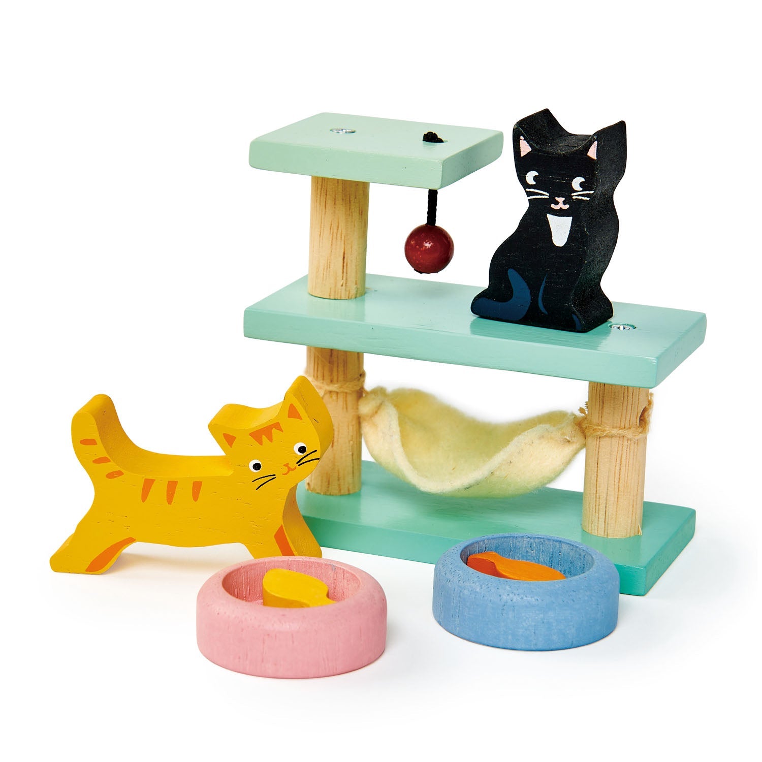 Pet Cat & Pet Dog Dolls House Accessories Bundle