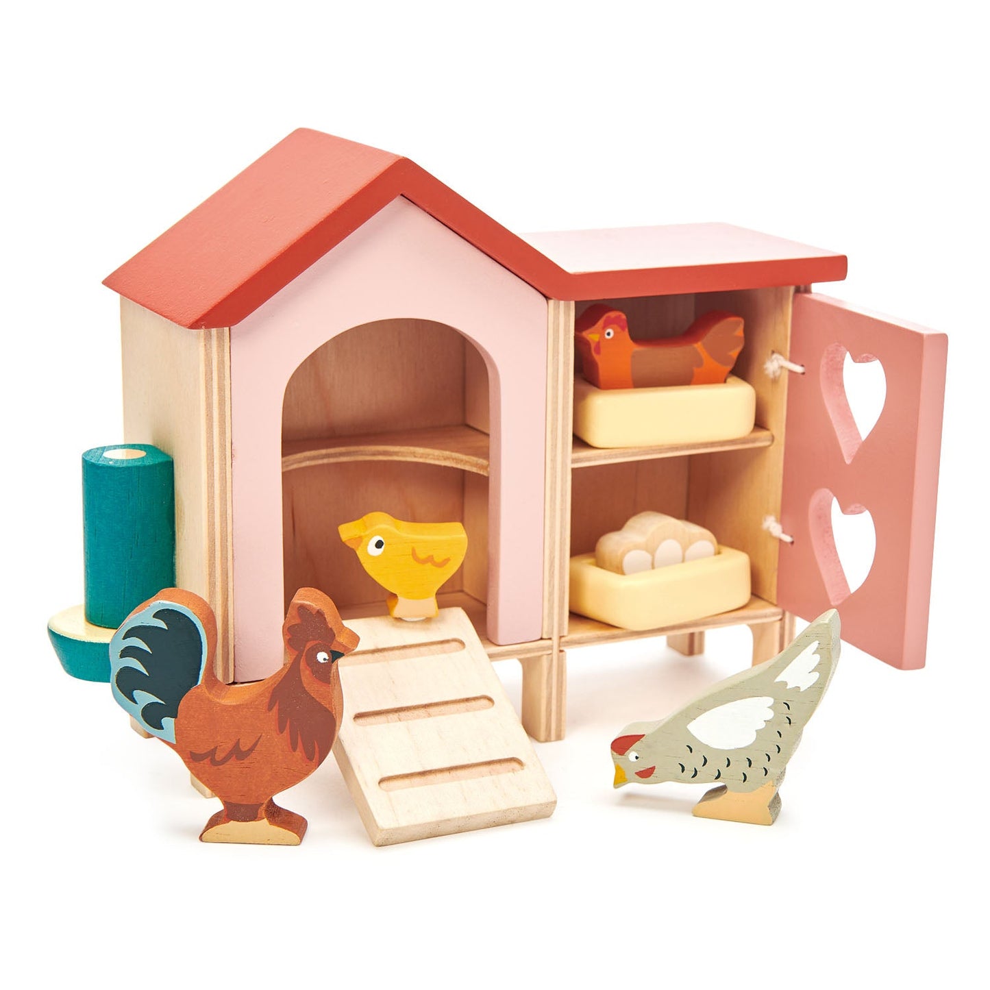 Wooden Play Chicken Coop - Dolls House Accessory