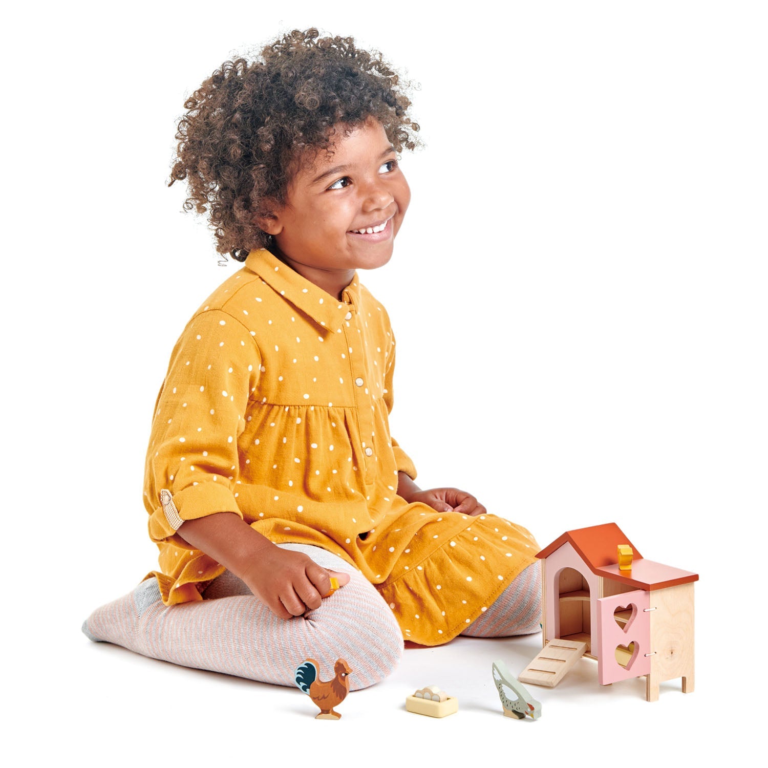 Wooden Play Chicken Coop - Dolls House Accessory