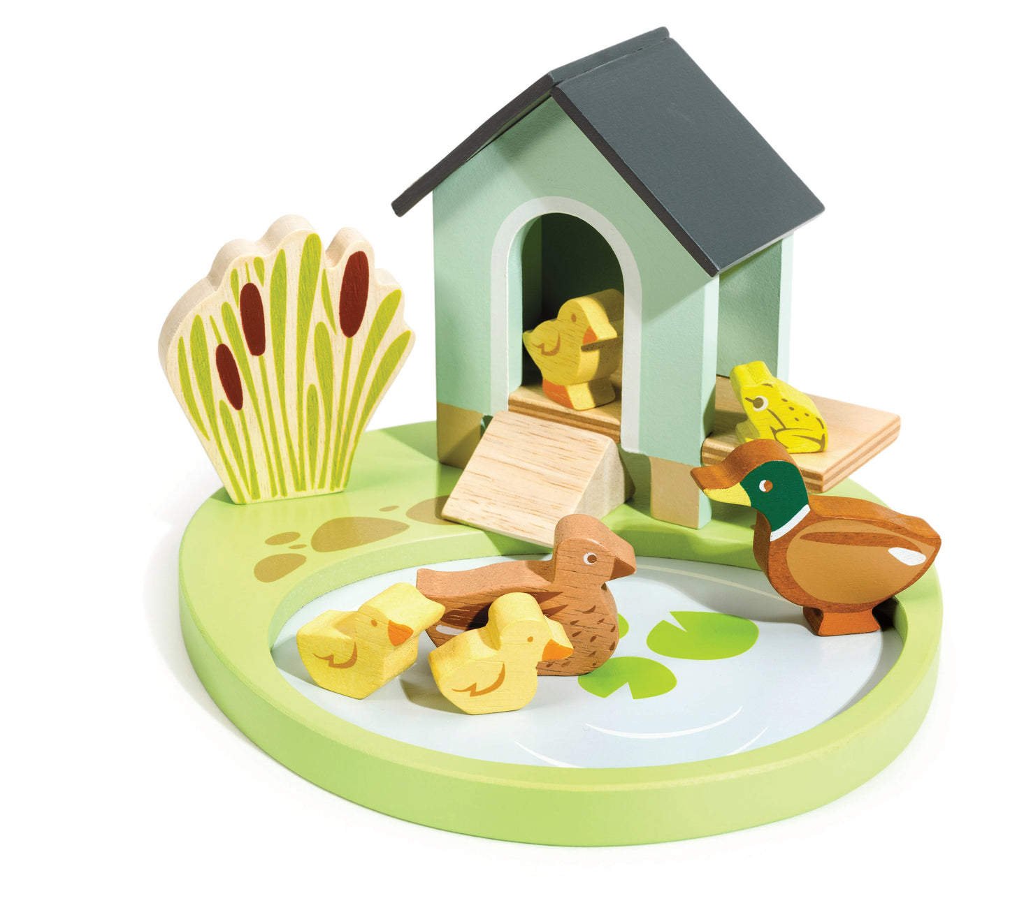 Wooden Pet Set Duck House - Pretend Play