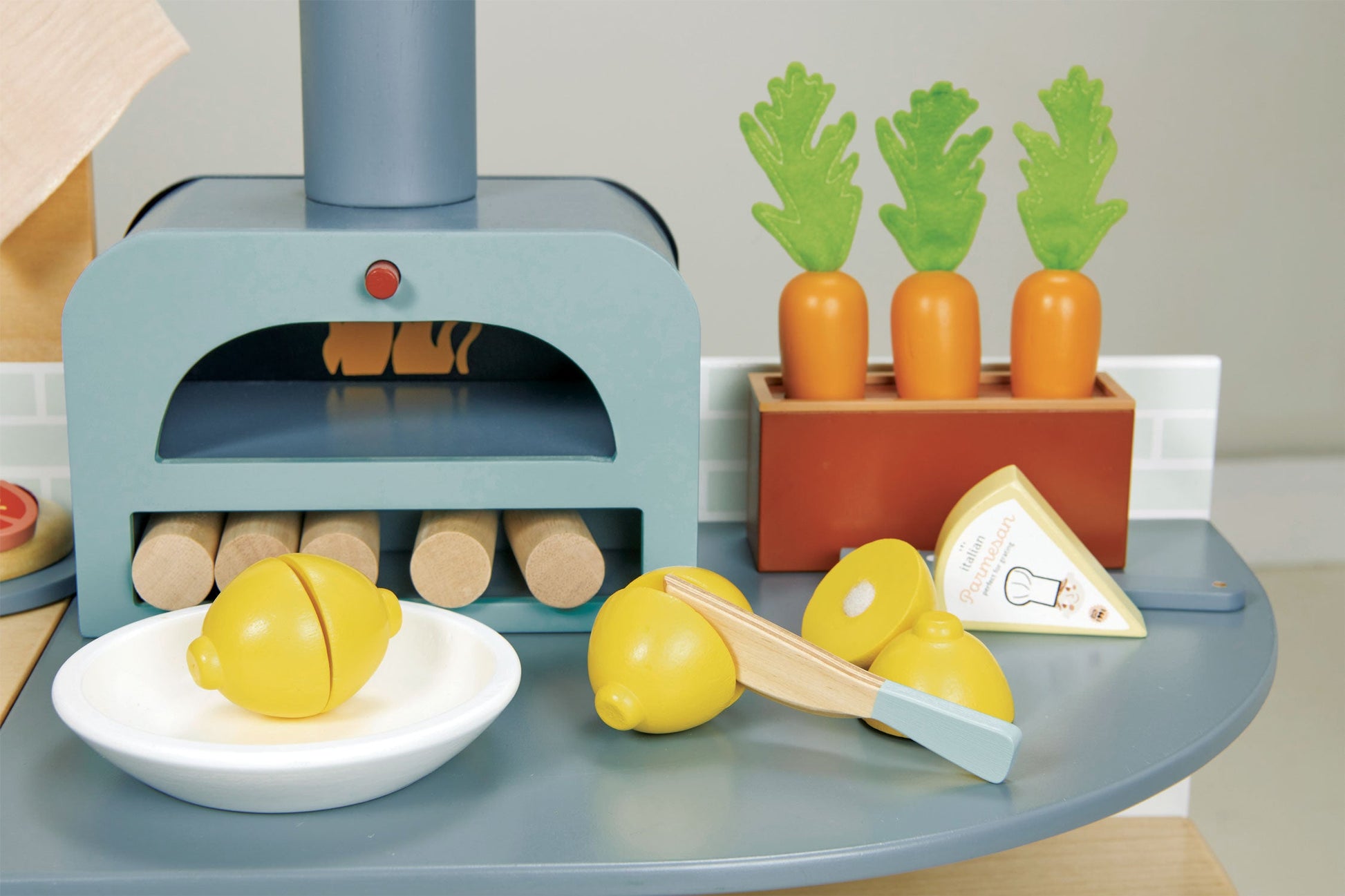 La Fiamma Grand Kitchen - Premium Wooden Play Kitchen | Tender Leaf Toys