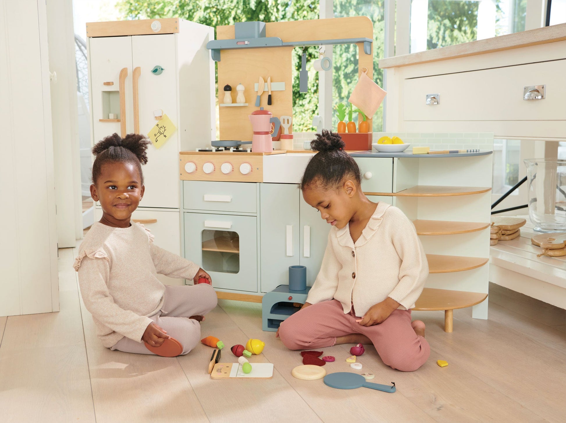 La Fiamma Grand Kitchen - Premium Wooden Play Kitchen | Tender Leaf Toys