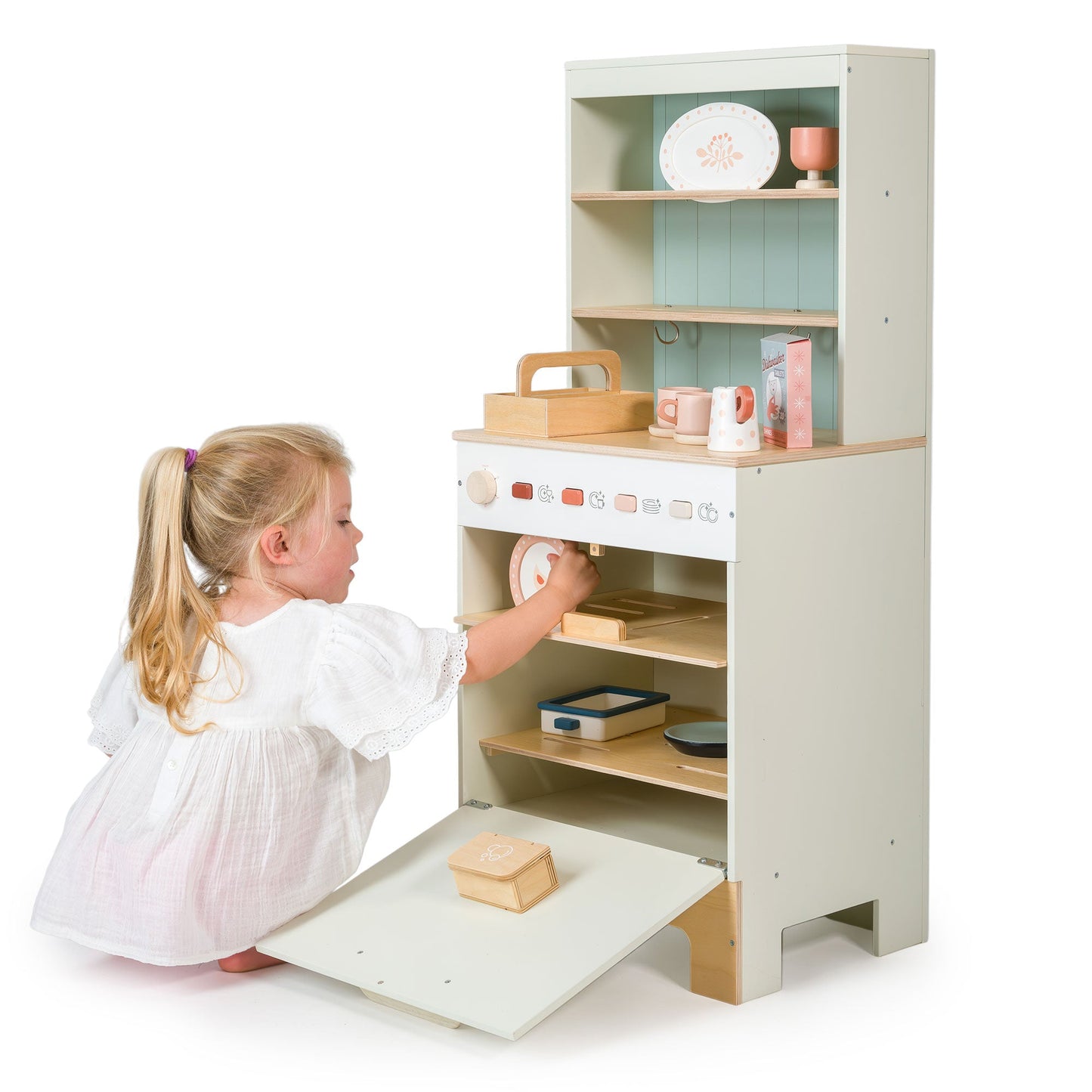  Wooden Dresser & Dishwasher Play Set | Tender Leaf Toys | Mucky Wolf