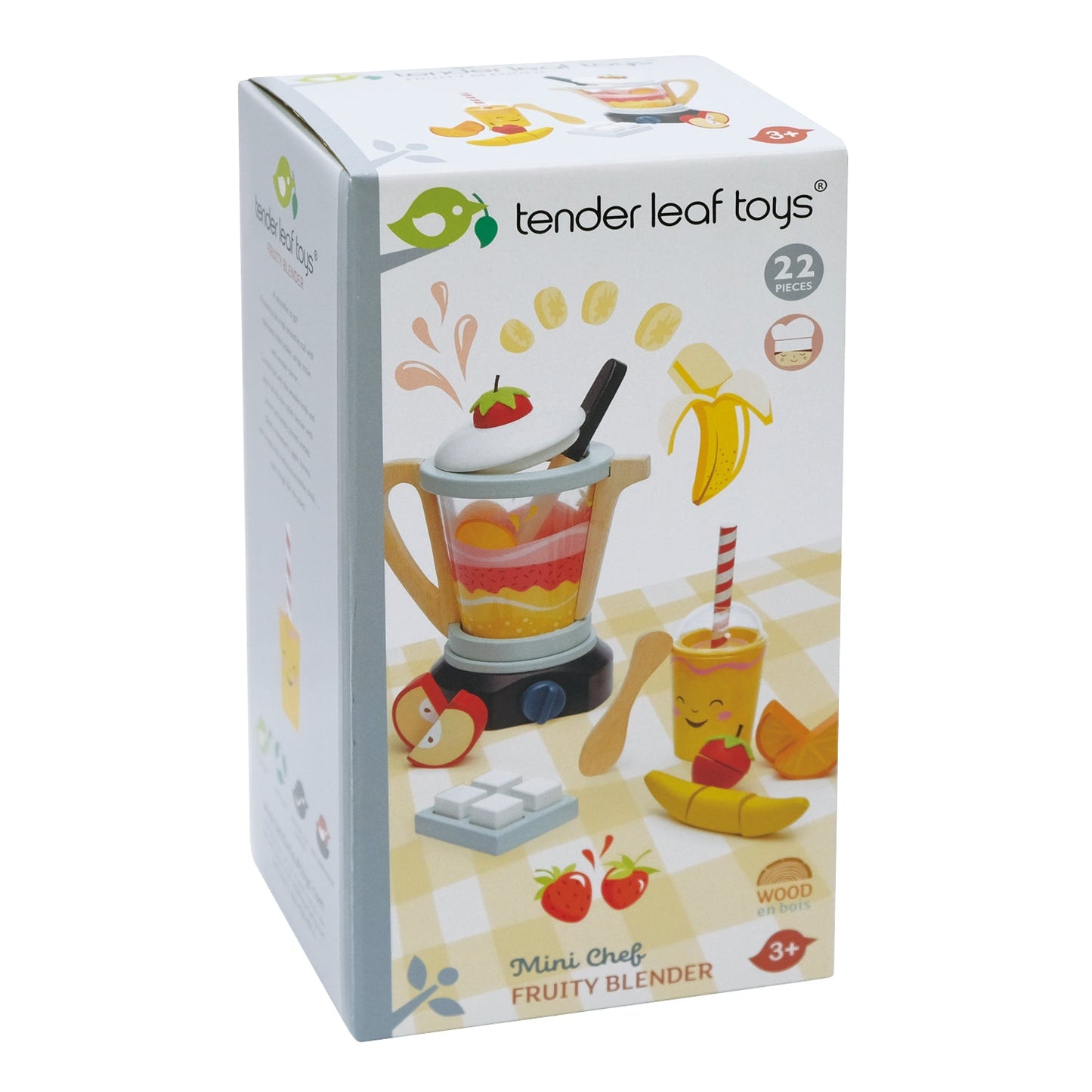 Wooden Fruity Blender & Smoothie Set for Kids | Mucky Wolf