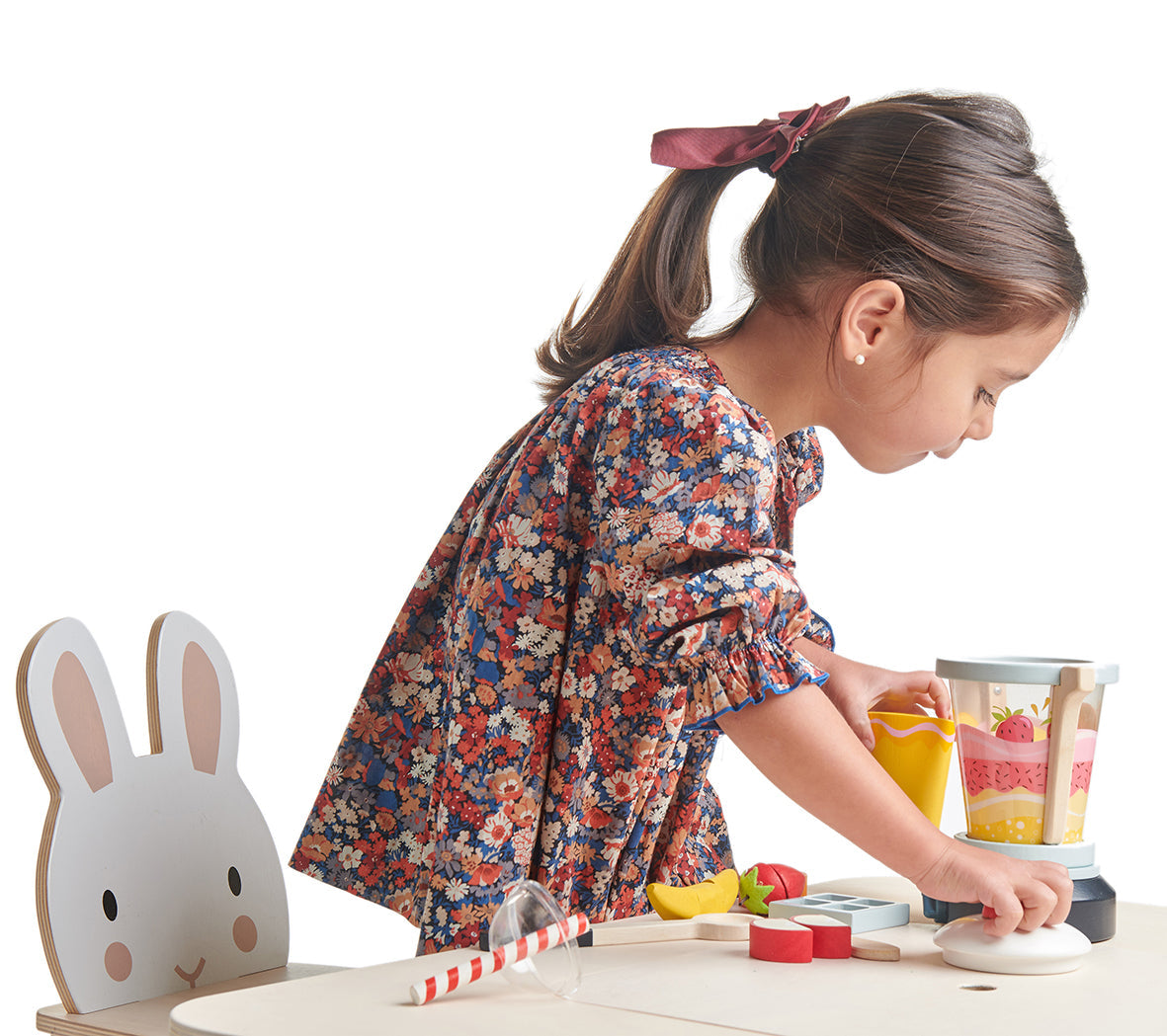 Wooden Fruity Blender & Smoothie Set for Kids | Mucky Wolf
