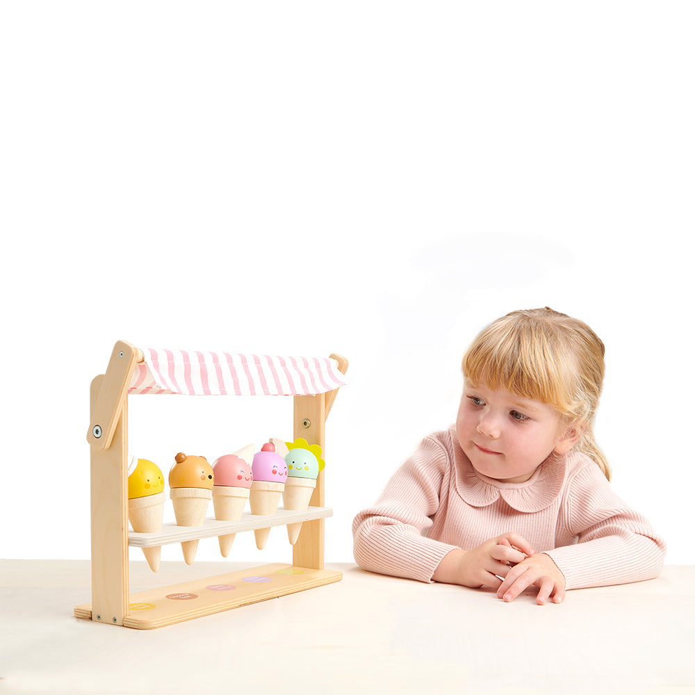 Wooden Ice Cream Play Set