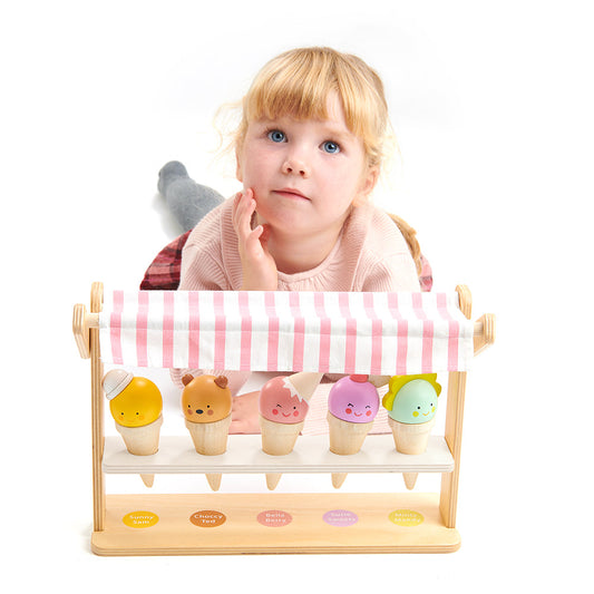 Wooden Ice Cream Play Set