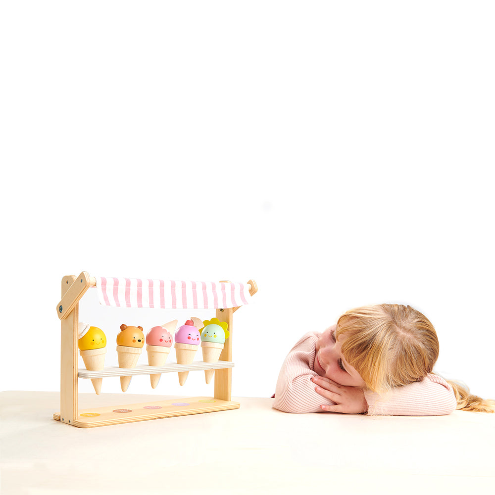 Wooden Ice Cream Play Set