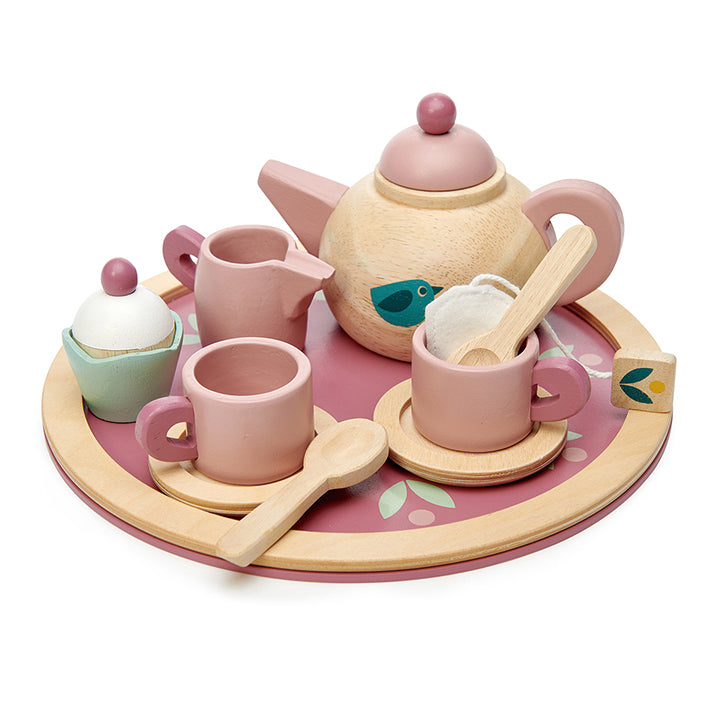 Wooden Tea Set for Kids | Pretend Play Tea Party - Tender Leaf Toys
