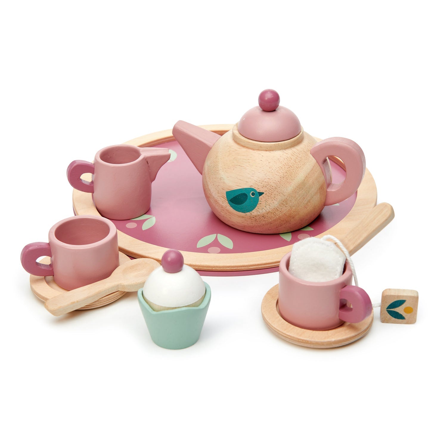 Wooden Tea Set for Kids | Pretend Play Tea Party - Tender Leaf Toys