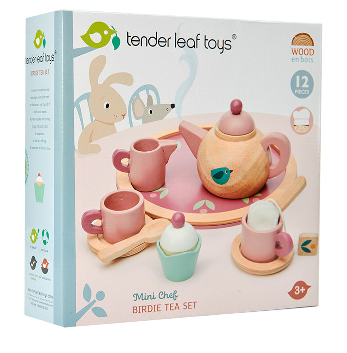 Wooden Tea Set for Kids | Pretend Play Tea Party - Tender Leaf Toys