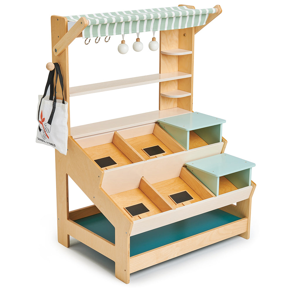 Wooden Play Market Stall Tender Leaf Toys