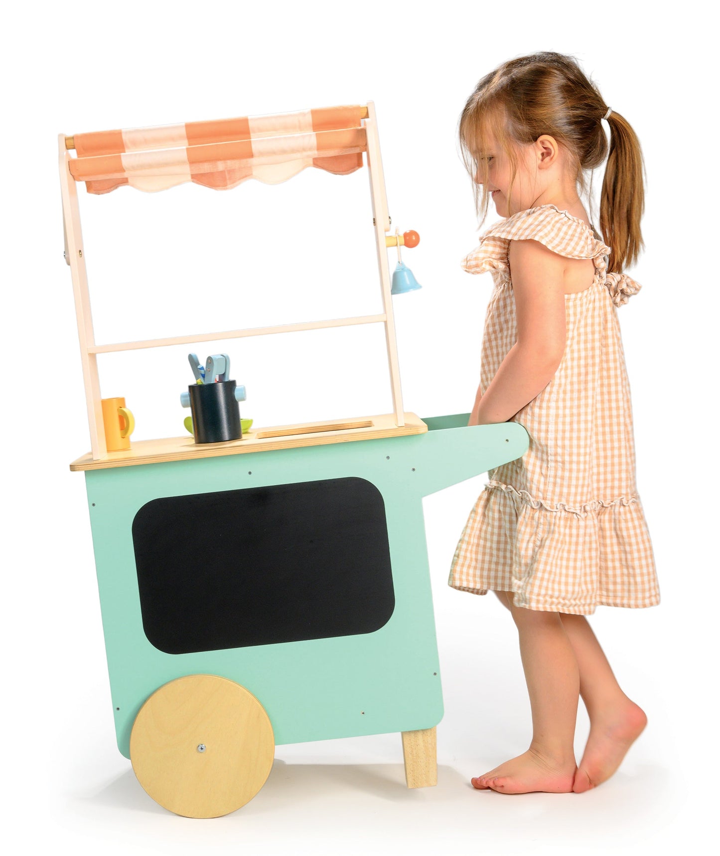 Wooden Mocktail Drinks Trolley - Pretend Play - Tender Leaf Toys