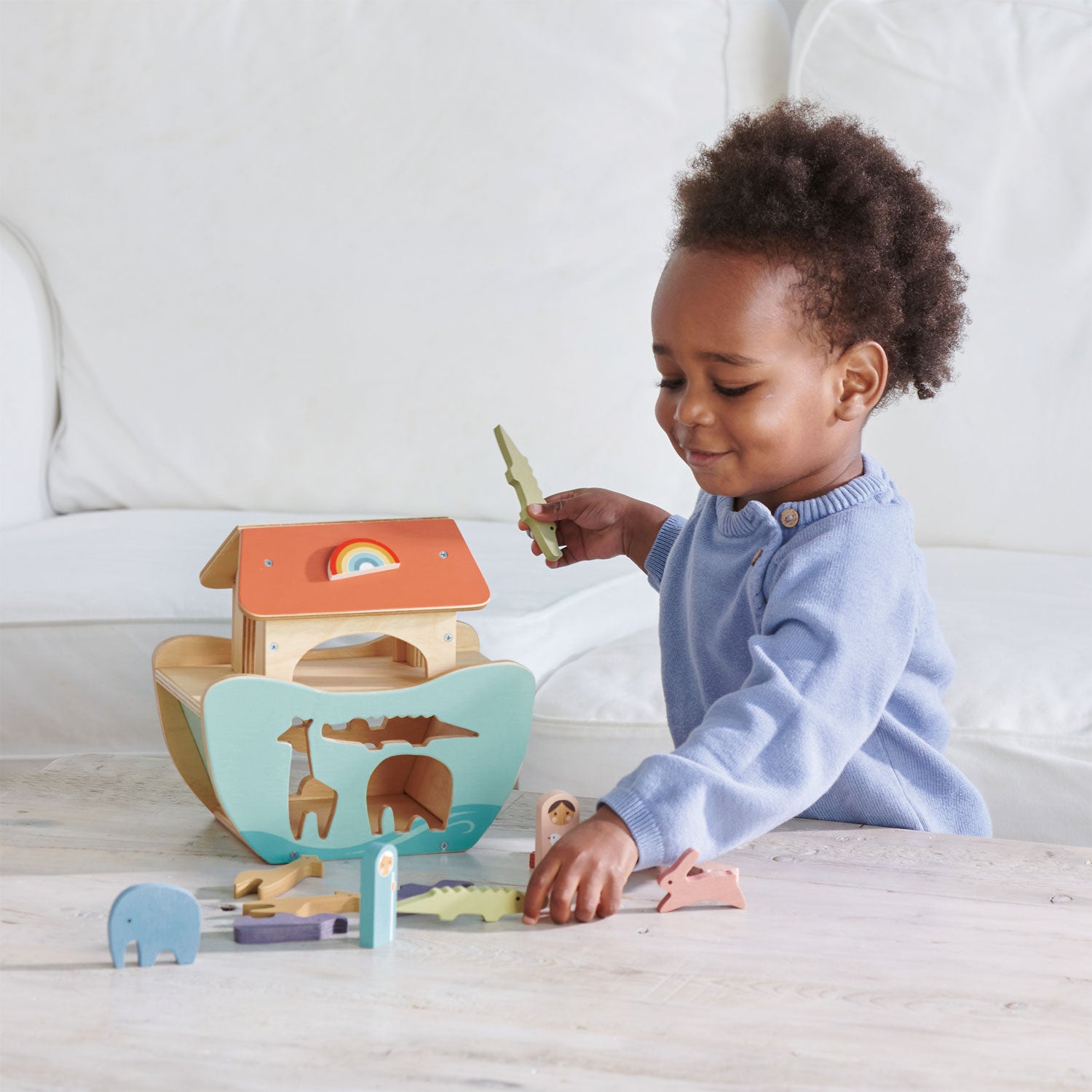 Little Noah's Ark Wooden Toy | Tender Leaf Toys | Mucky Wolf