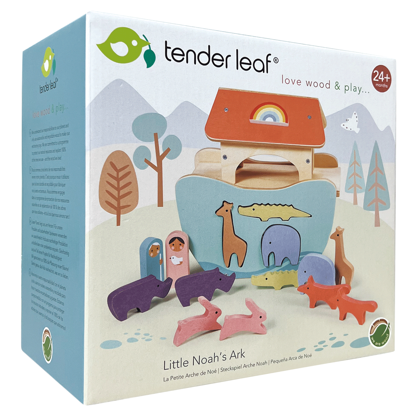 Little Noah's Ark Wooden Toy | Tender Leaf Toys | Mucky Wolf