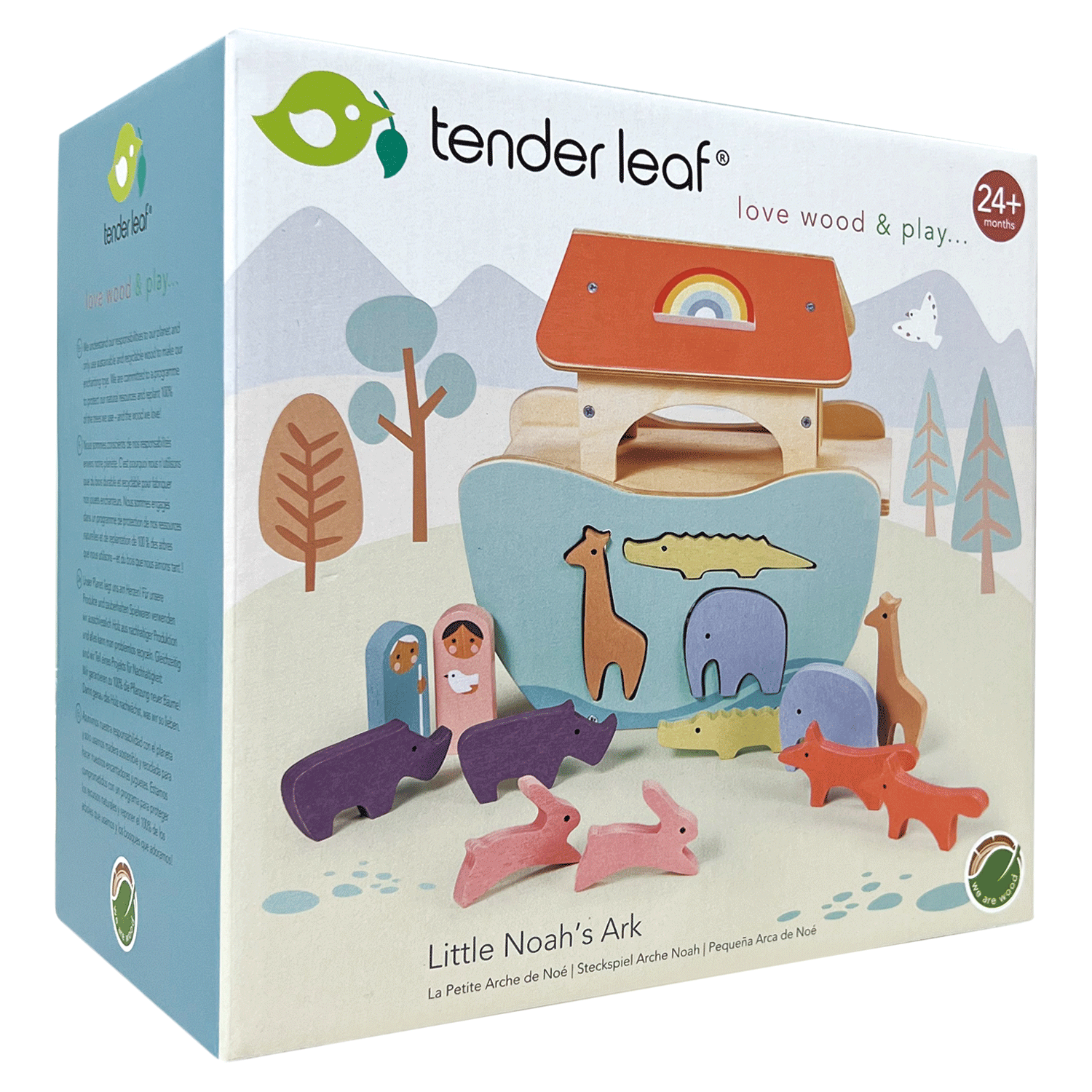 Little Noah's Ark Wooden Toy | Tender Leaf Toys | Mucky Wolf