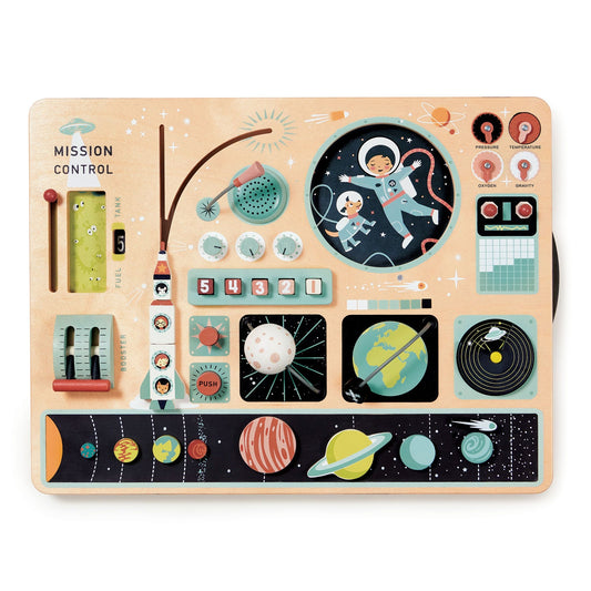 Tender Leaf Toys Space Station Busy Board
