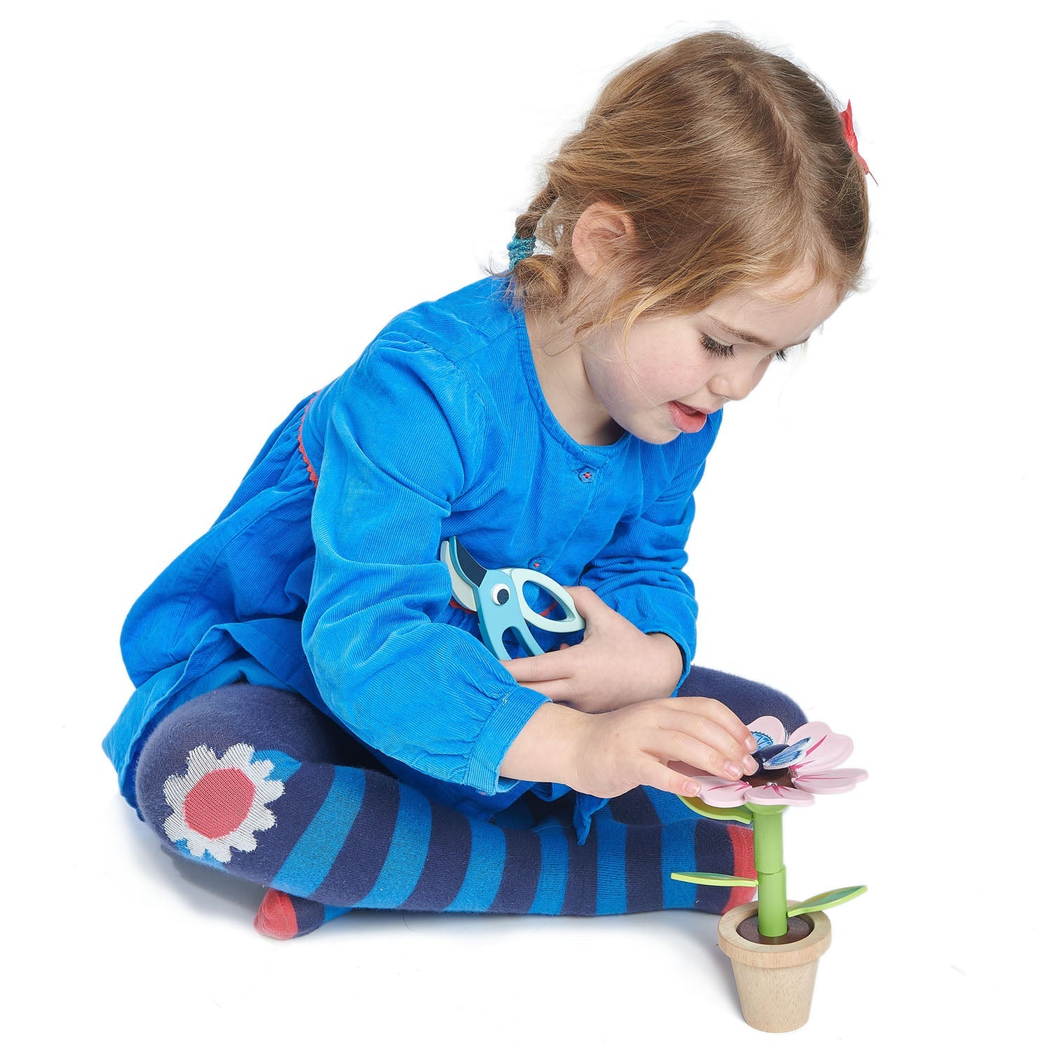 Wooden Flower Pot + Butterfly Play Set - Ages 3+