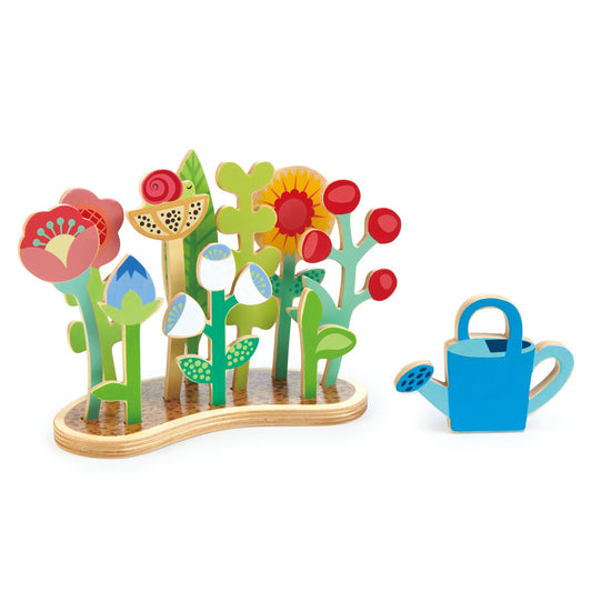 Wooden Flower Bed Pretend Play - Ages 3+