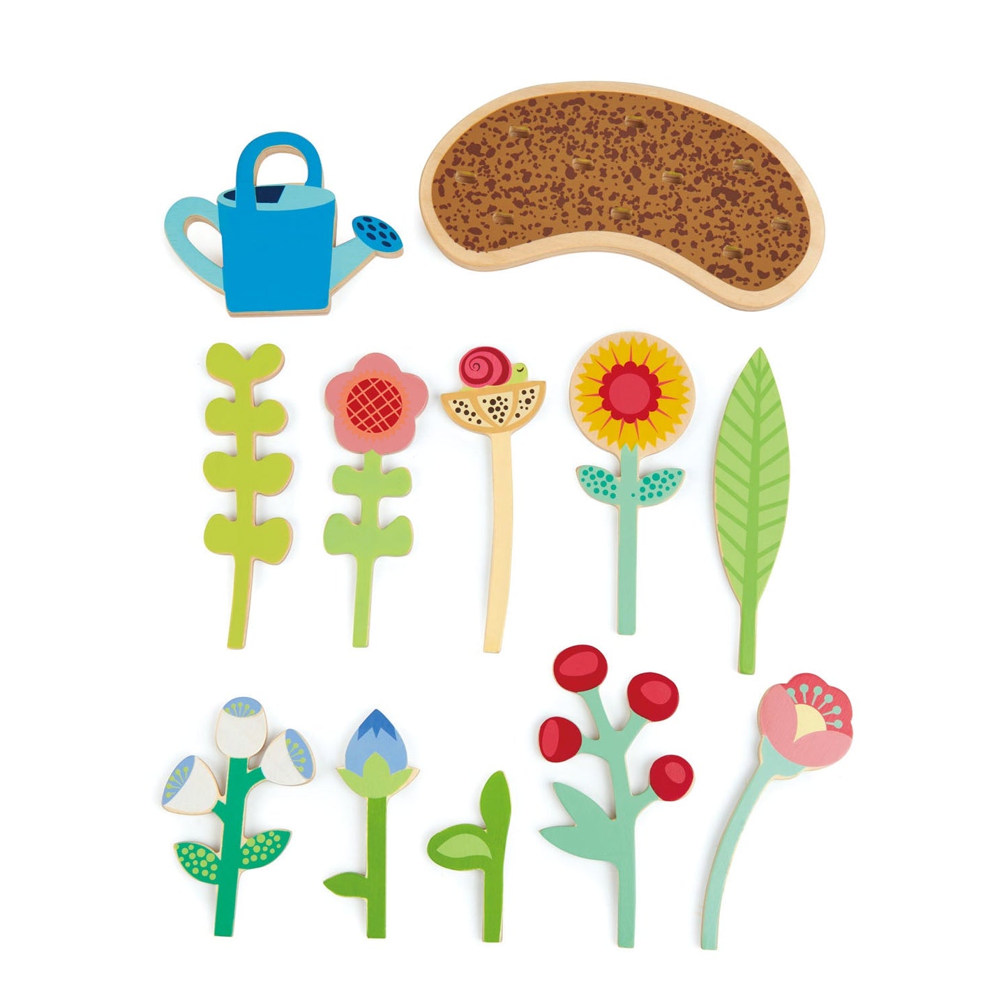 Wooden Flower Bed Pretend Play - Ages 3+