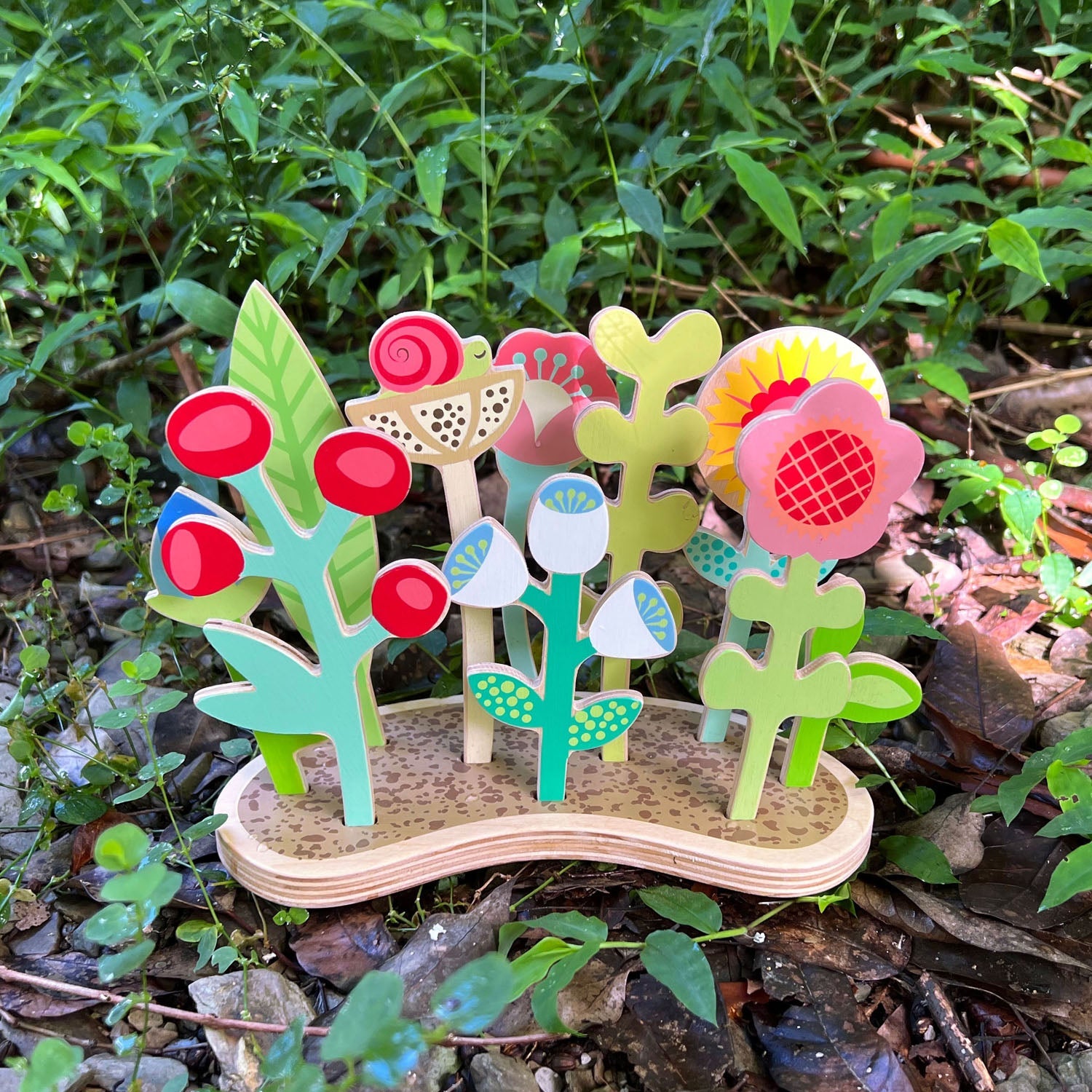 Wooden Flower Bed Pretend Play - Ages 3+