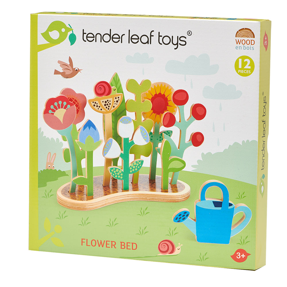 Wooden Flower Bed Pretend Play - Ages 3+