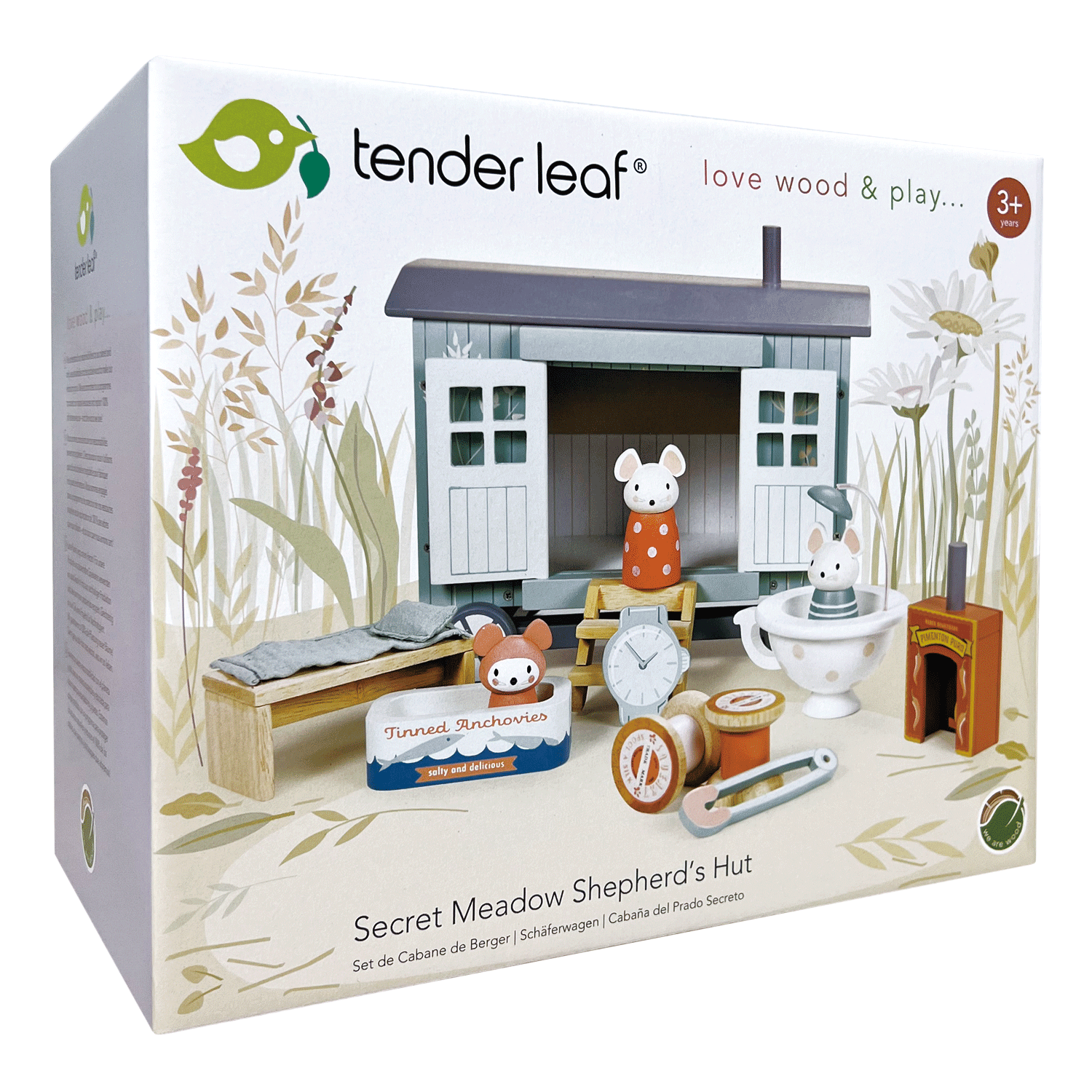 Secret Meadow Shepherds Hut - Award-Winning Wooden Playset by Tender Leaf Toys | Mucky Wolf

