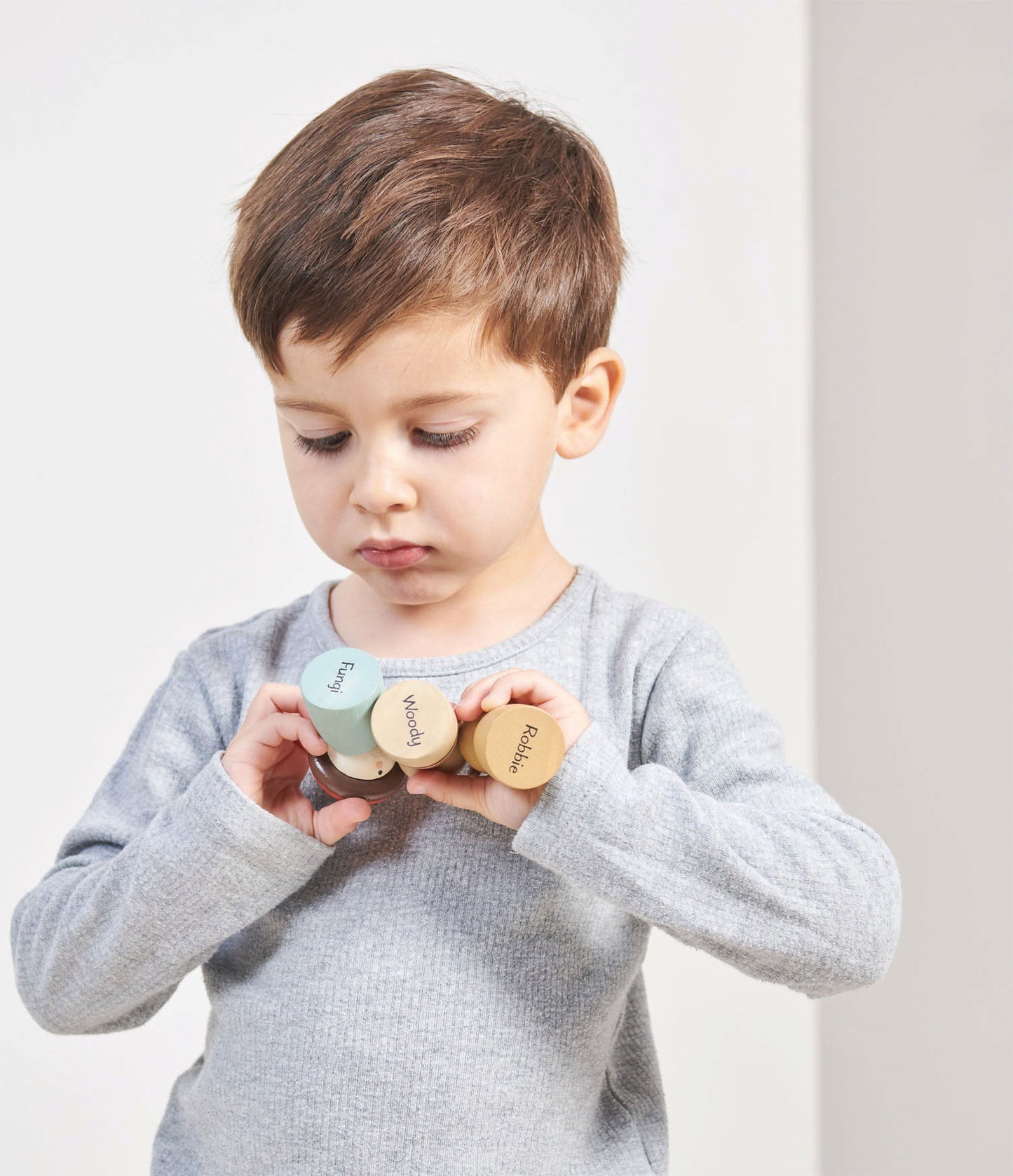 Timber Taxi Wooden Small World Toy | Mucky Wolf