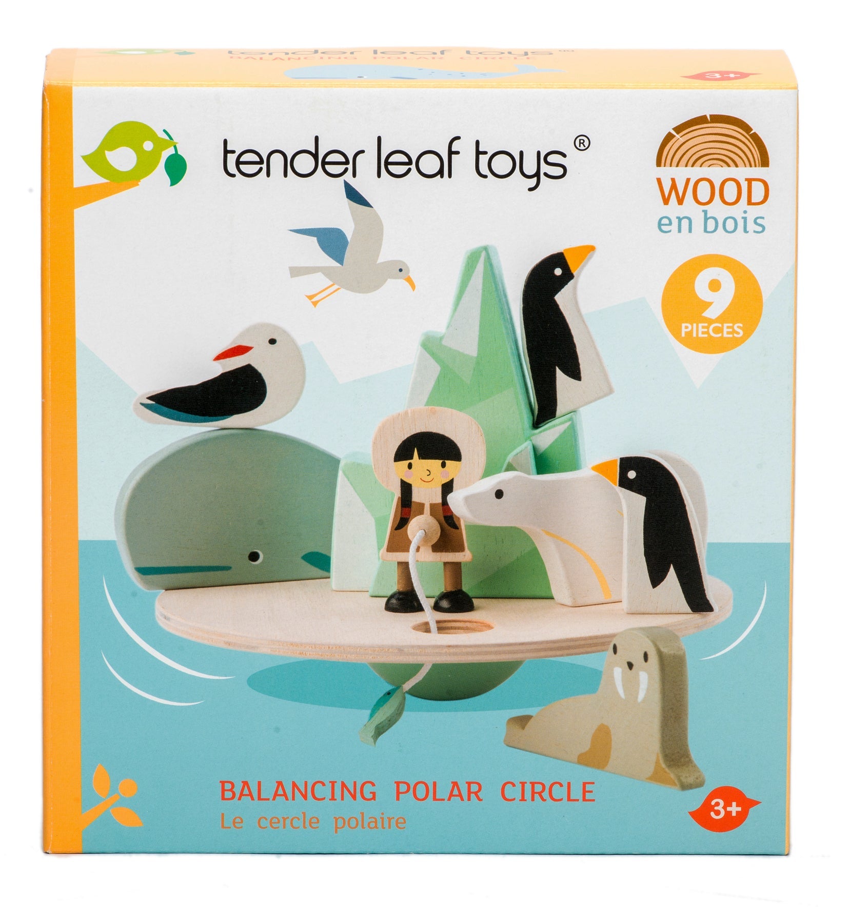  Wooden Polar Balancing Toy for Kids 3+ | Mucky Wolf