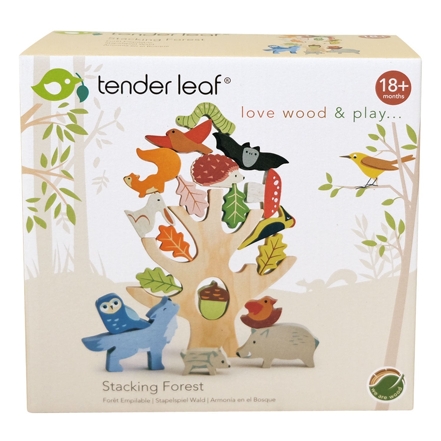 Wooden Stacking Forest Toy