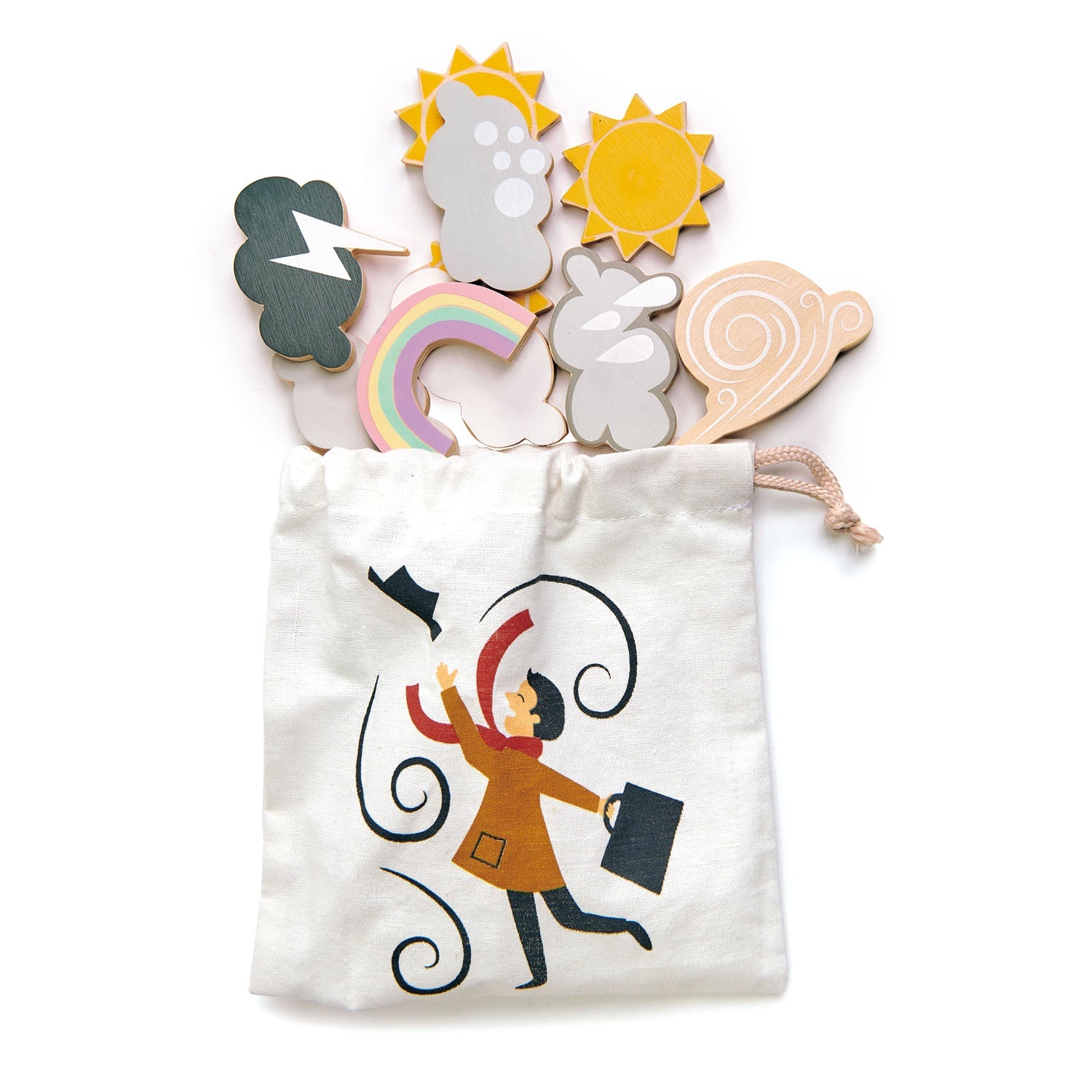 Weather Watch Busy Board - Wooden Weather Station by Tender Leaf Toys | Mucky Wolf