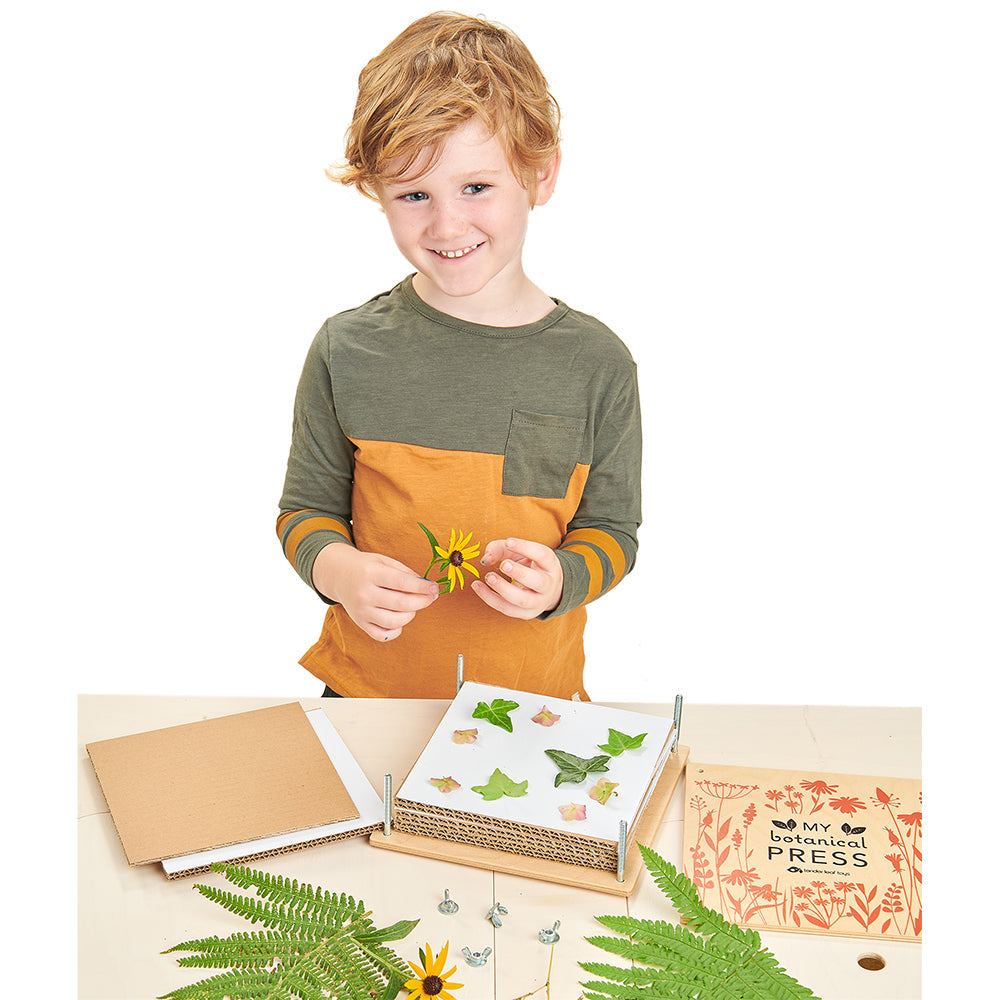 Wooden Flower Press For Children - Tender Leaf Toys