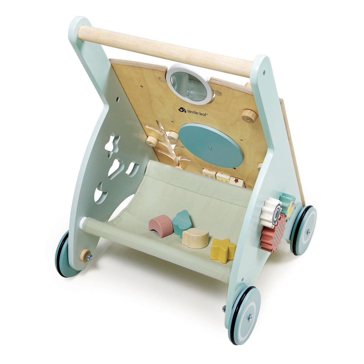 Sunshine Baby Activity Walker | Wooden Toddler Walker | Mucky Wolf