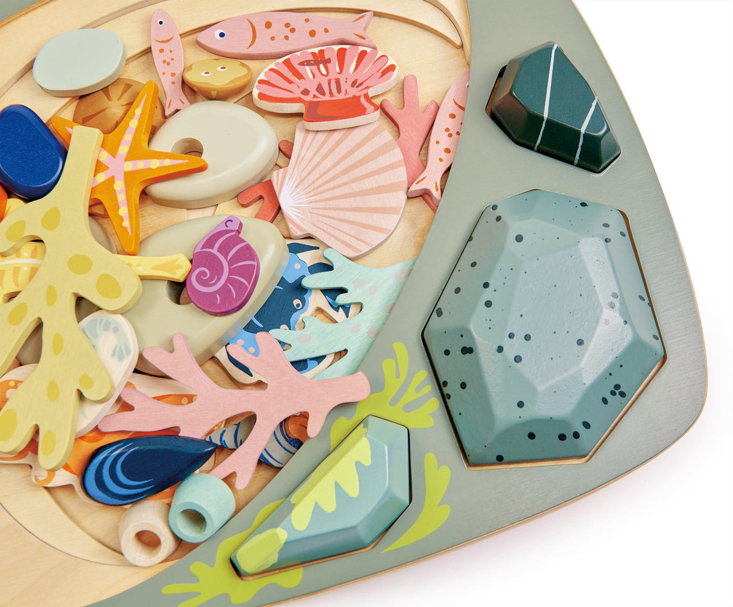 My Little Rock Pool - Wooden Montessori Toy by Tender Leaf Toys | Mucky Wolf