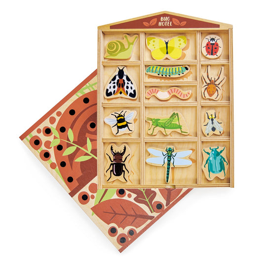 Wooden Bug Hotel Toy | Educational Insect Sorting - Tender Leaf Toys