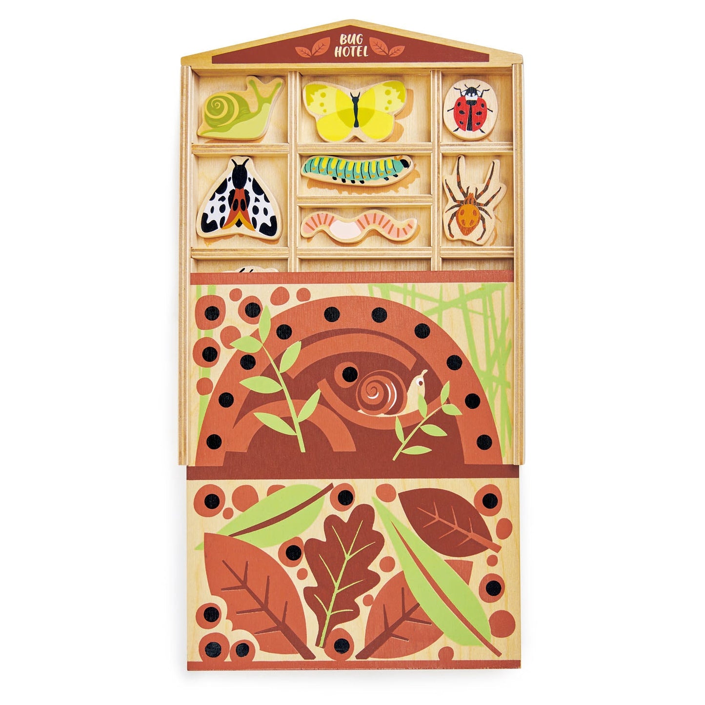 Wooden Bug Hotel Toy | Educational Insect Sorting - Tender Leaf Toys